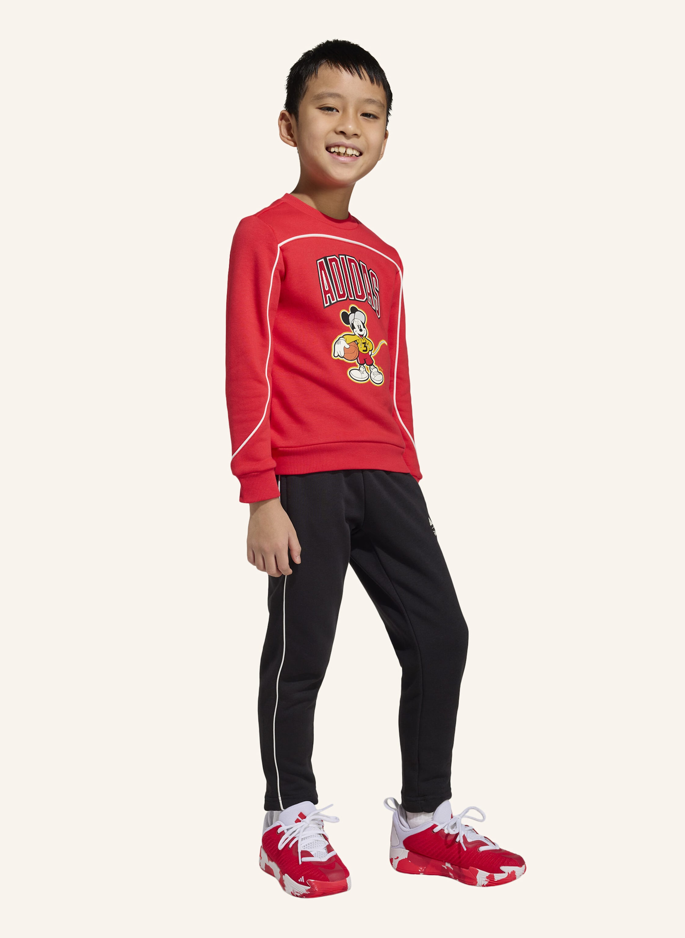 Thumbnail - Adidas Adidas Disney Micky Maus Jogginganzug rot