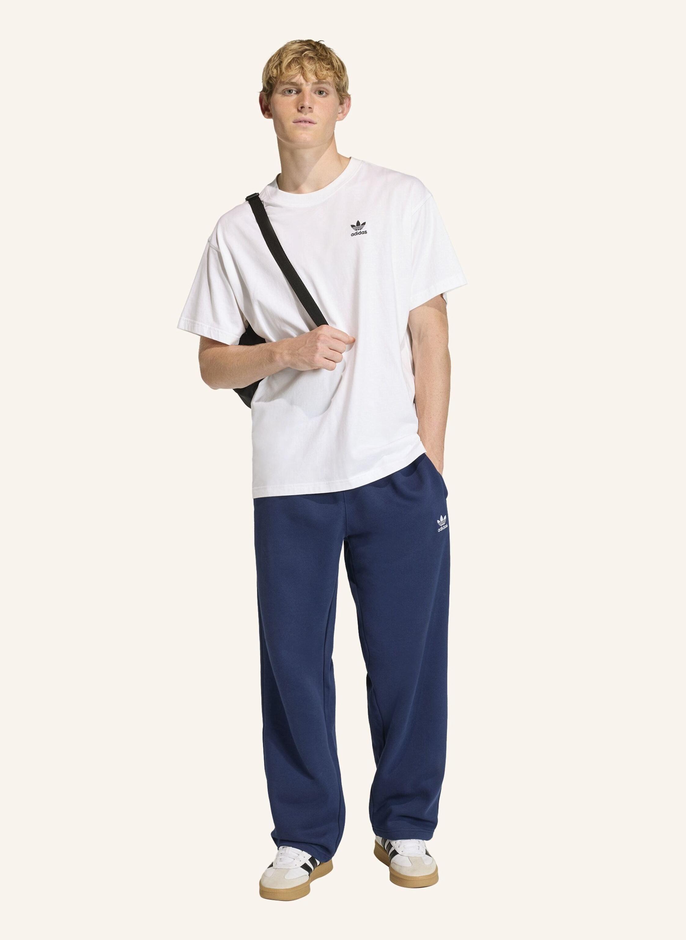 Thumbnail - Adidas Originals Trefoil Essentials Open Hem Hose blau