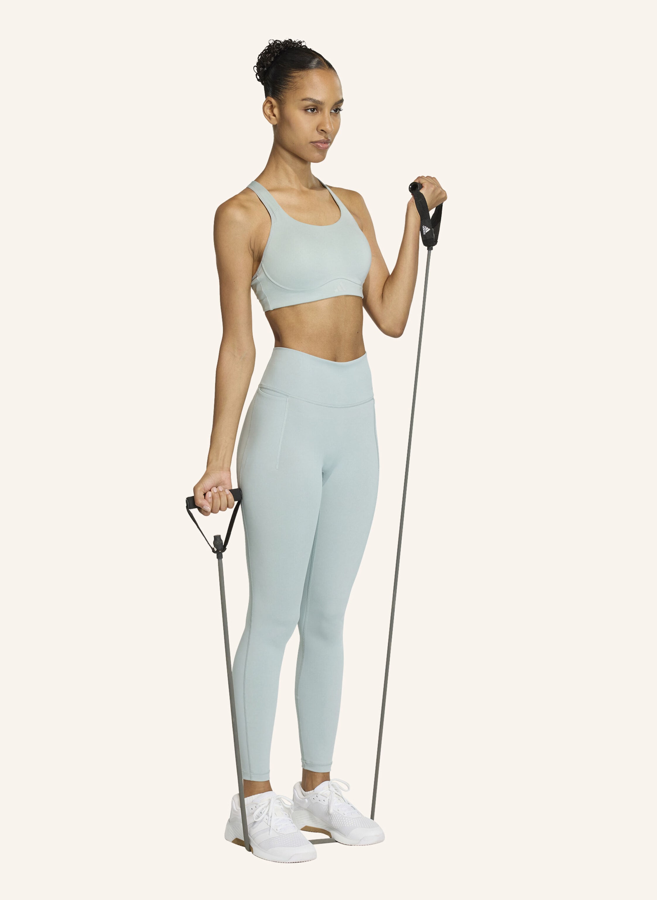 Thumbnail - Adidas Optime Workout Bh, Hohe Belastung gruen