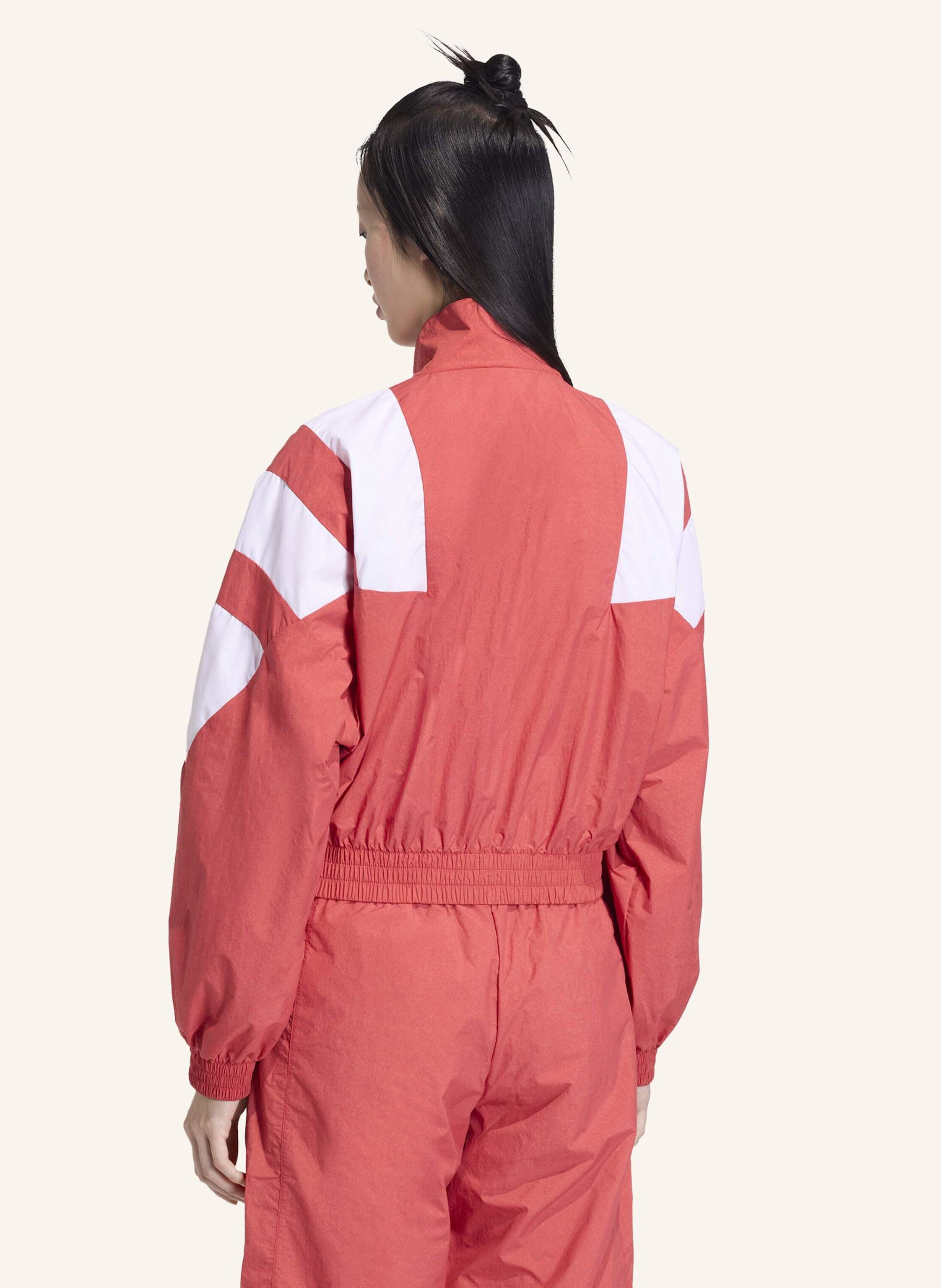 Thumbnail - Adidas Originals Blocked Washed Zipped Tracktop rot