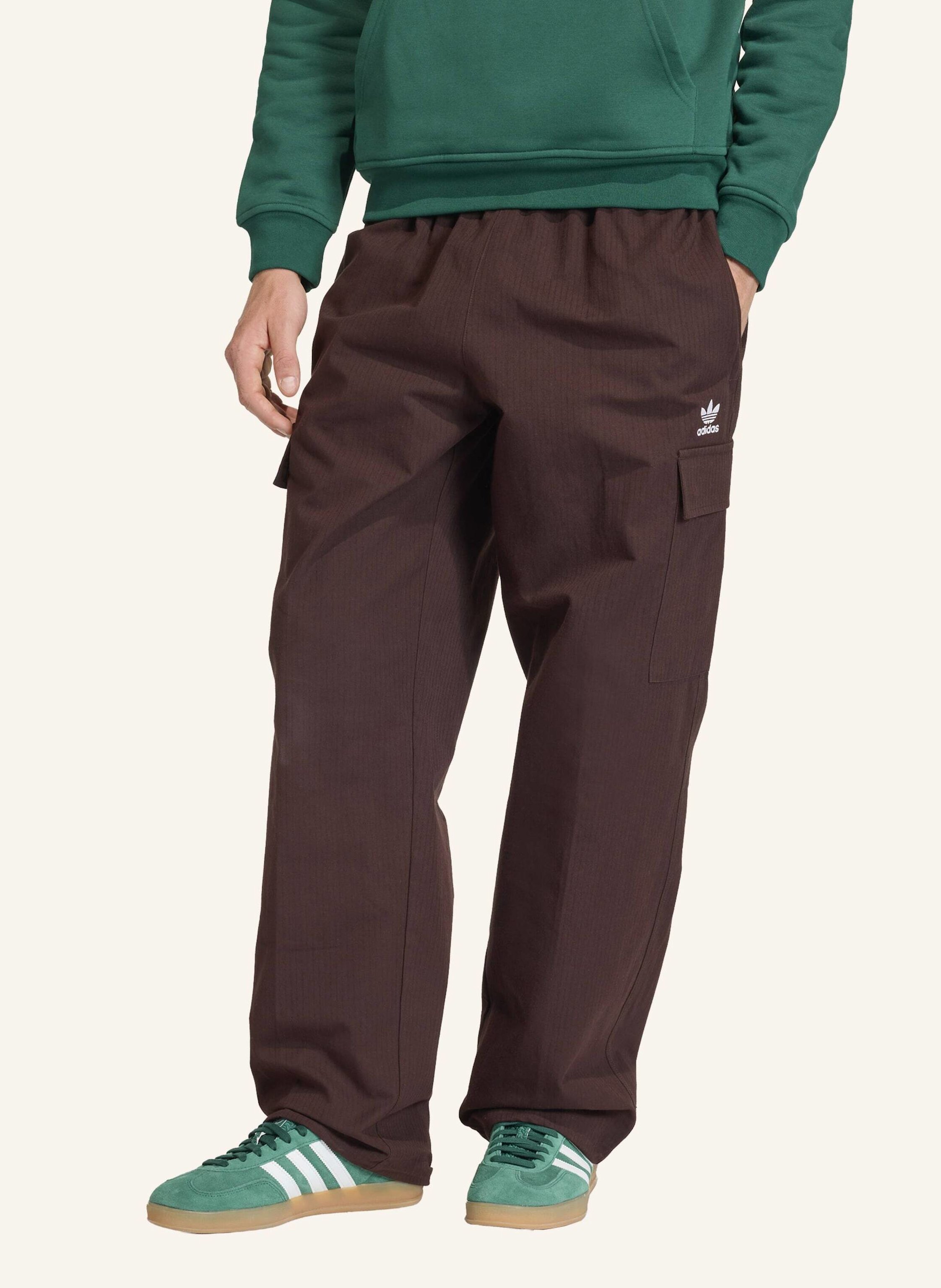 Thumbnail - Adidas Originals Trefoil Essentials Gewebt braun