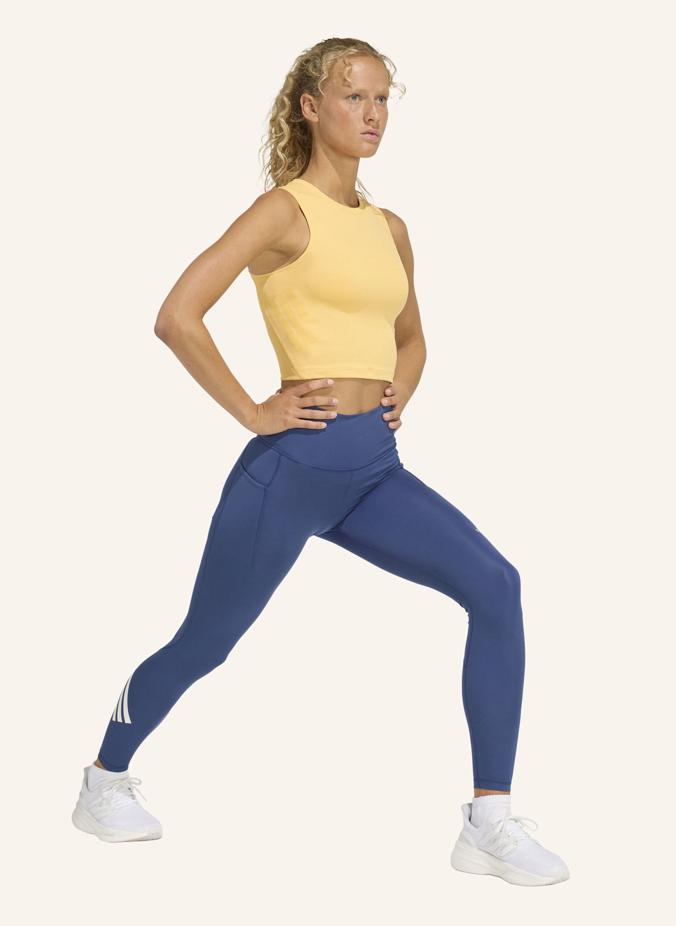 Thumbnail - Adidas Lauf-Tights adi365 blau