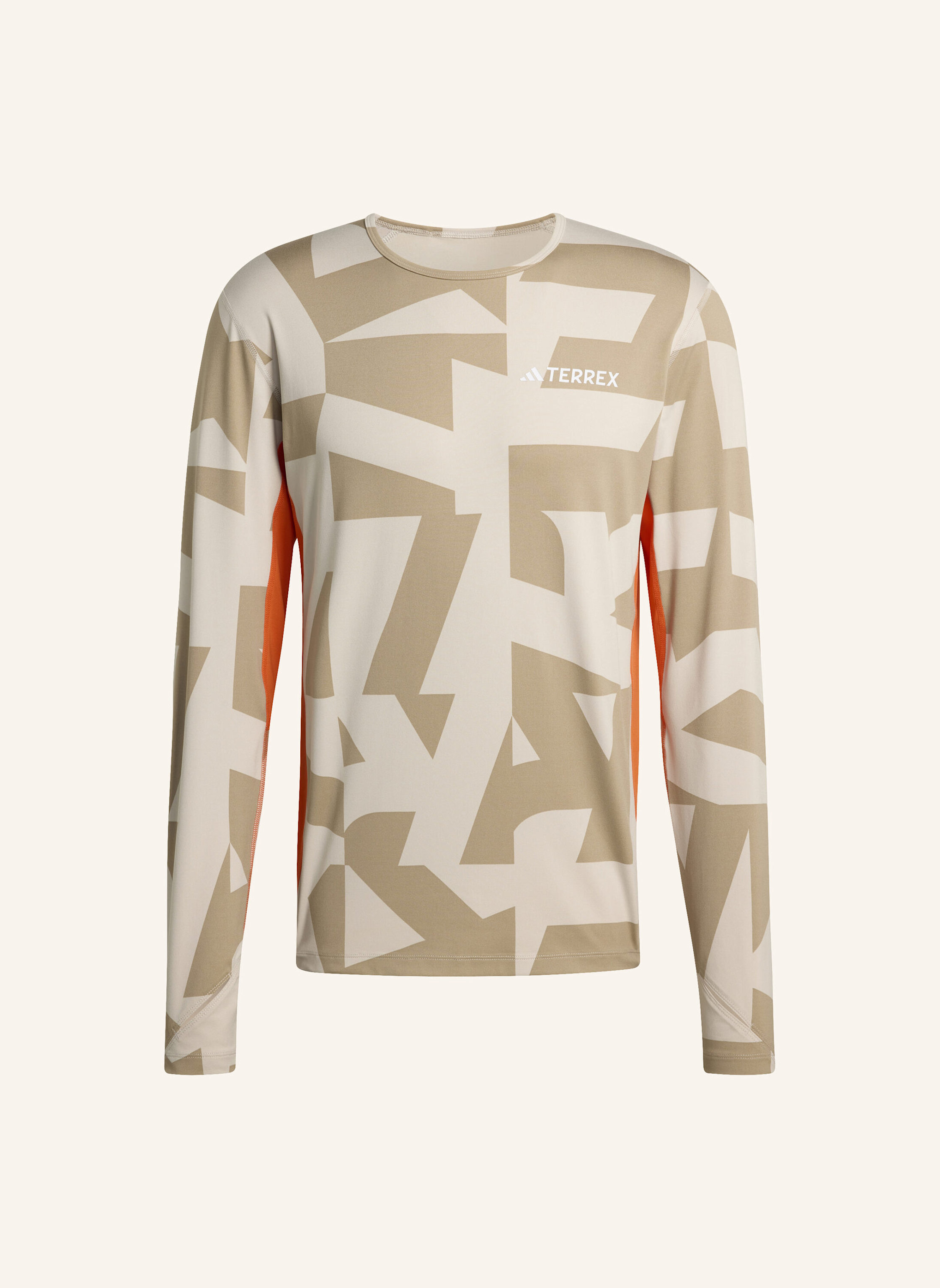 Adidas Terrex Multi Synthetic Langärmelige Baselayer beige