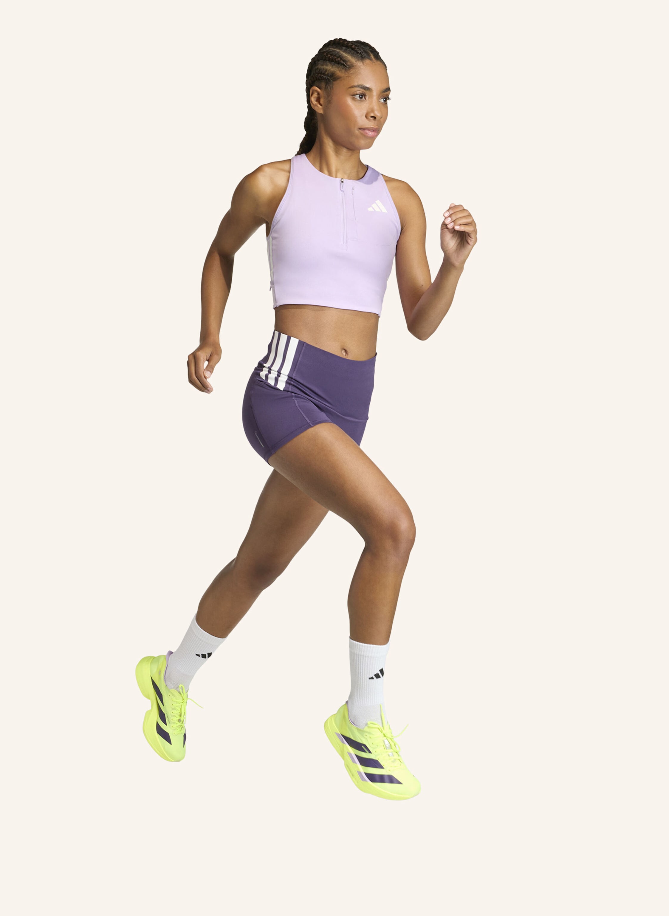 Thumbnail - Adidas Adizero Short Leggings lila