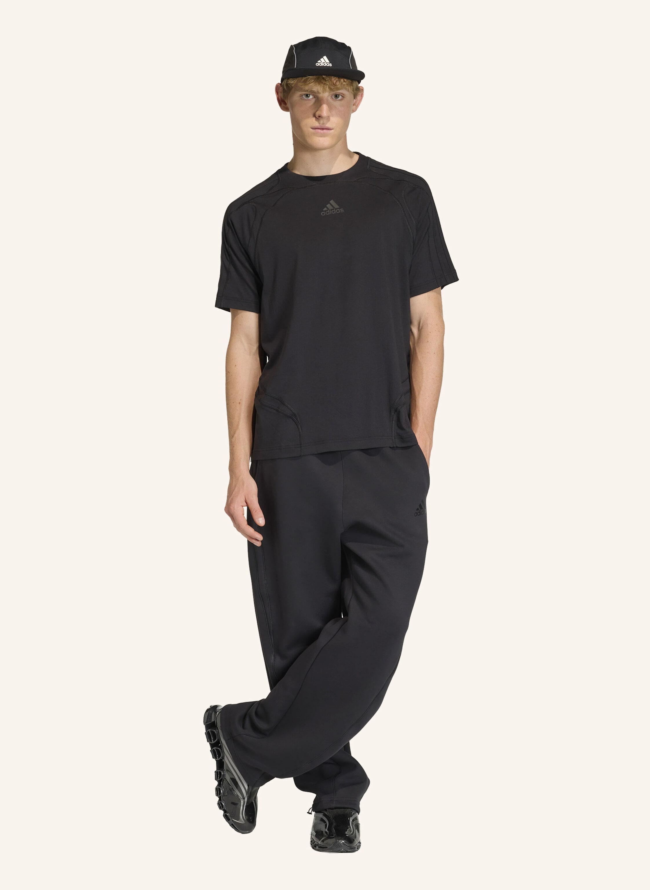 Thumbnail - Adidas Originals Spacer Cutline Open Hem Hose schwarz
