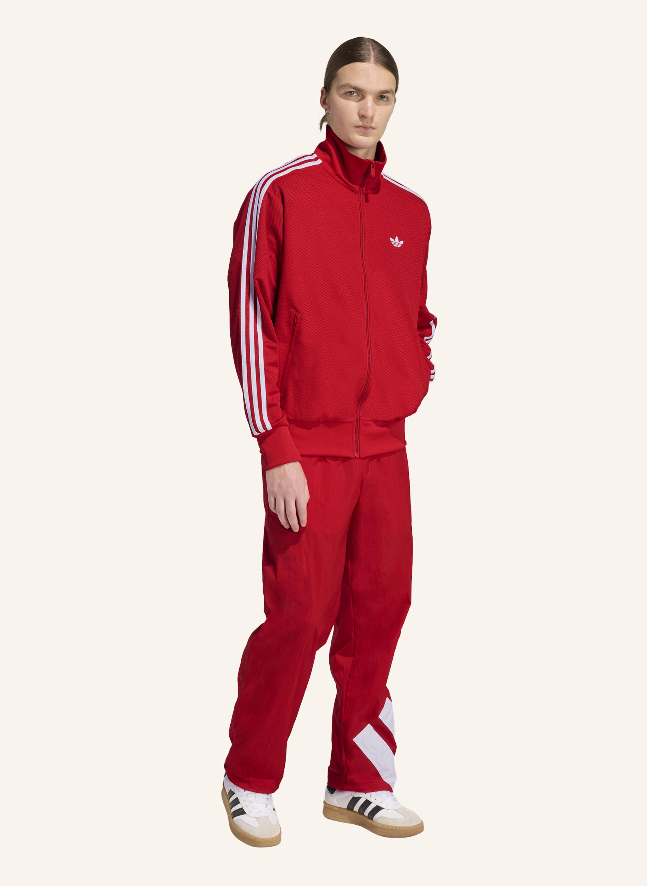 Thumbnail - Adidas Originals Firebird Adicolor Mesh Track Top rot