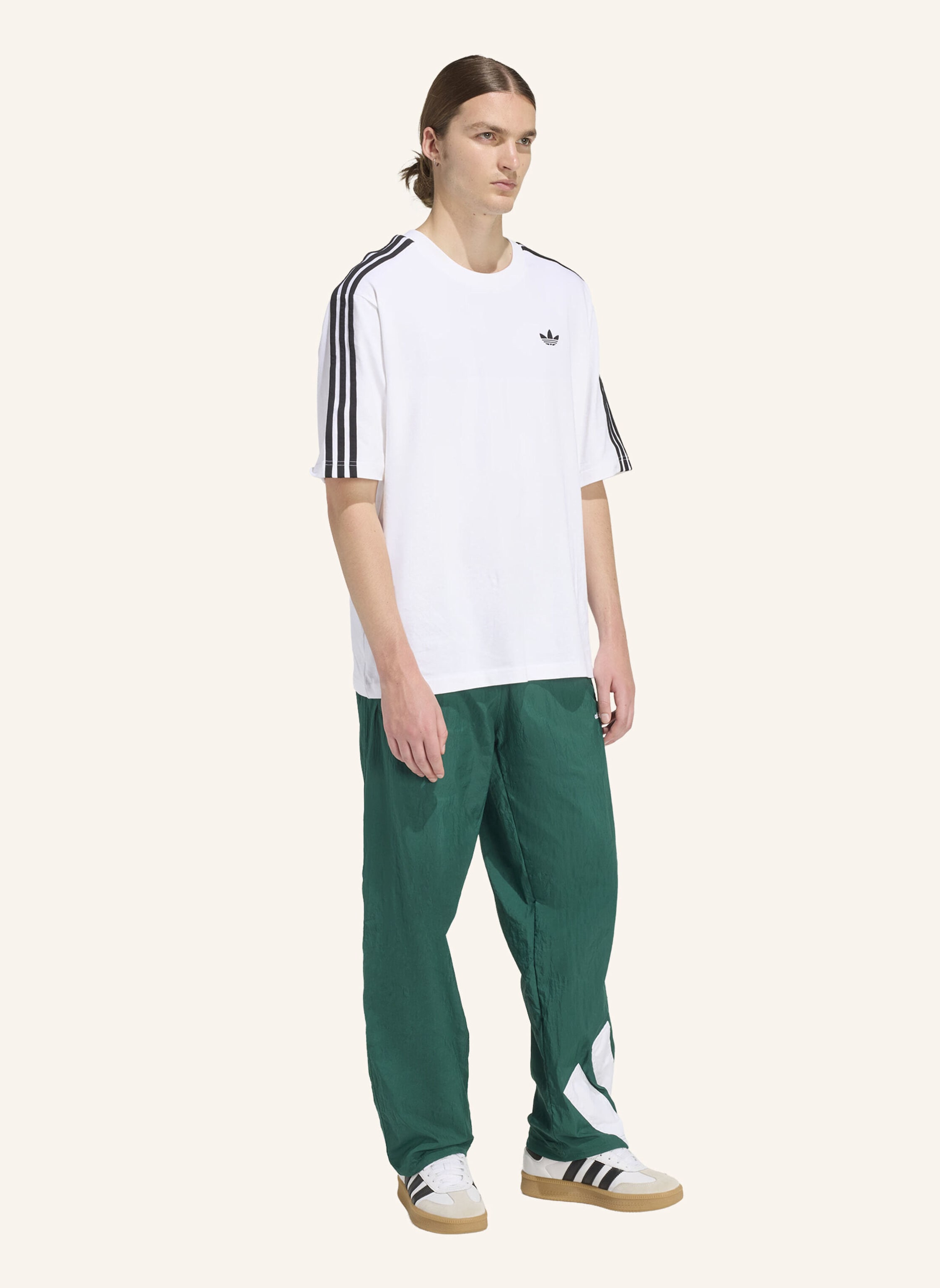 Thumbnail - Adidas Originals Adicolor Blocked Trainingshose gruen