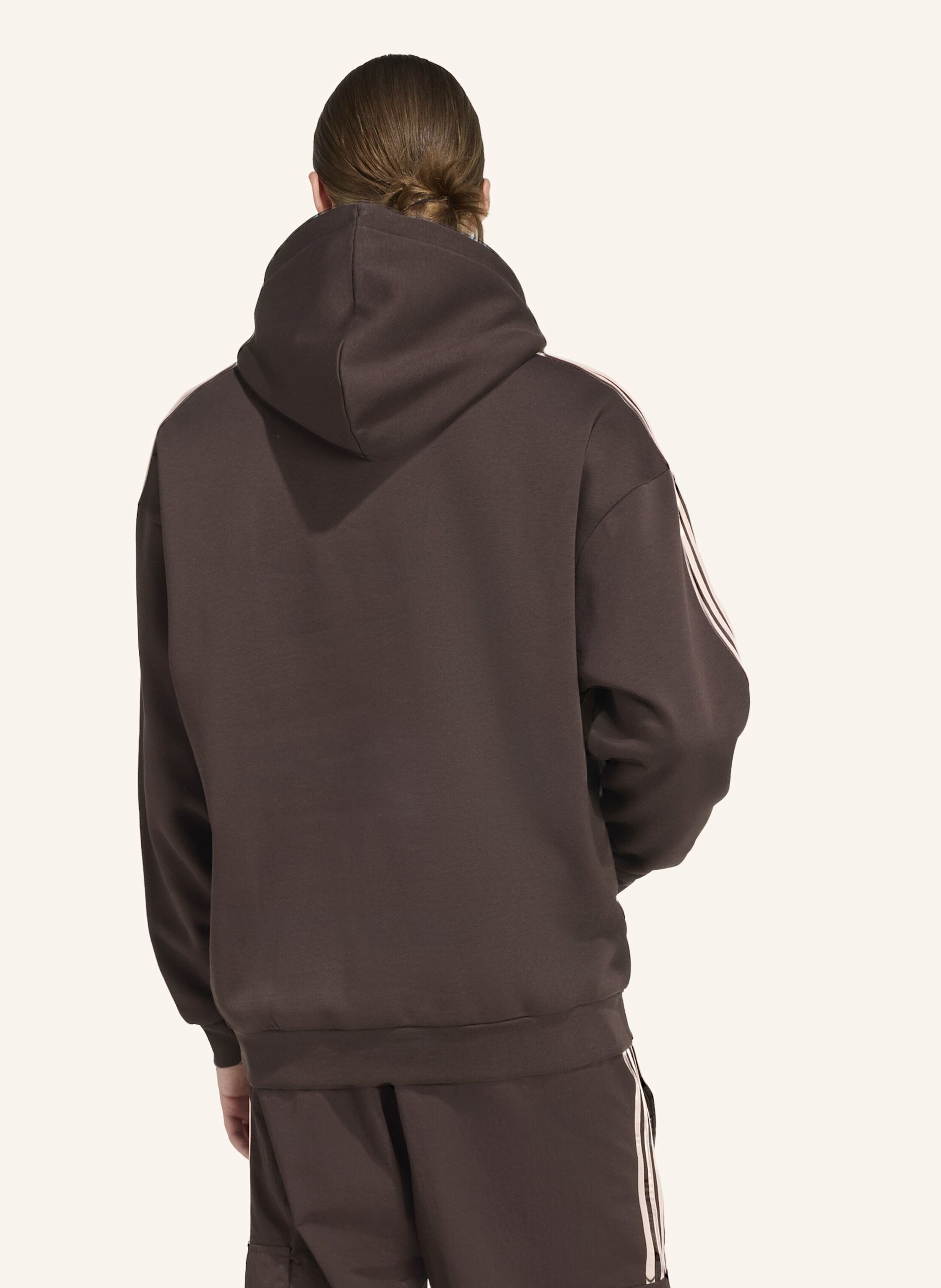 Thumbnail - Adidas Originals Adicolor Classics 3-Streifen Hoodie braun