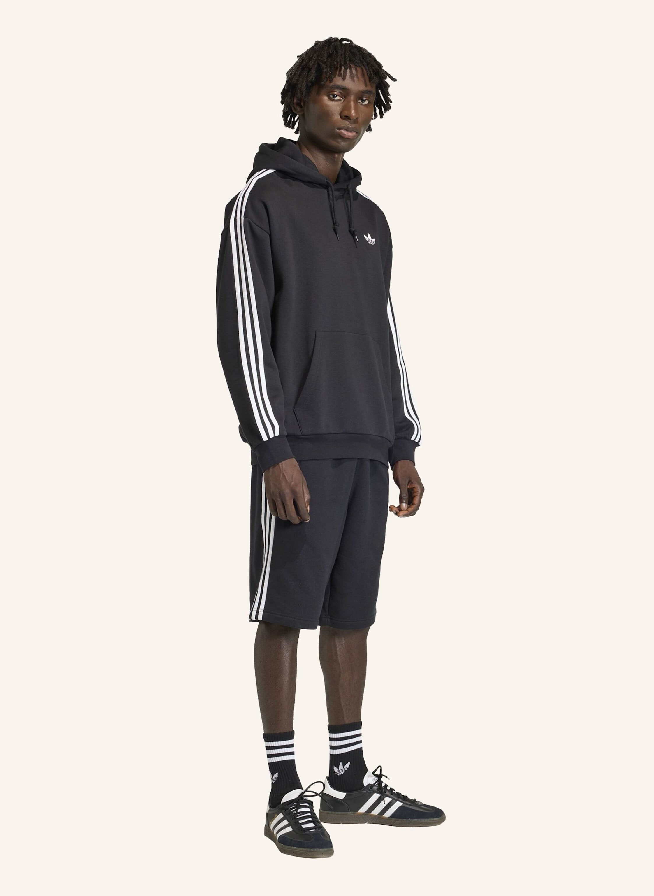 Thumbnail - Adidas Originals Adicolor Classics 3-Streifen Hoodie schwarz