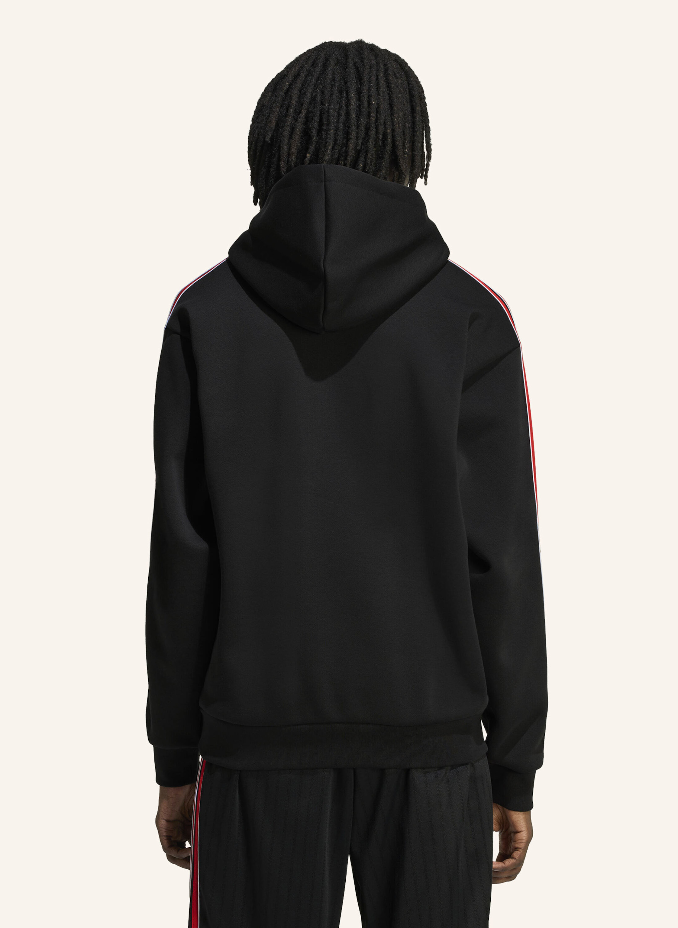 Thumbnail - Adidas Originals Tipped Stripes Hoodie schwarz