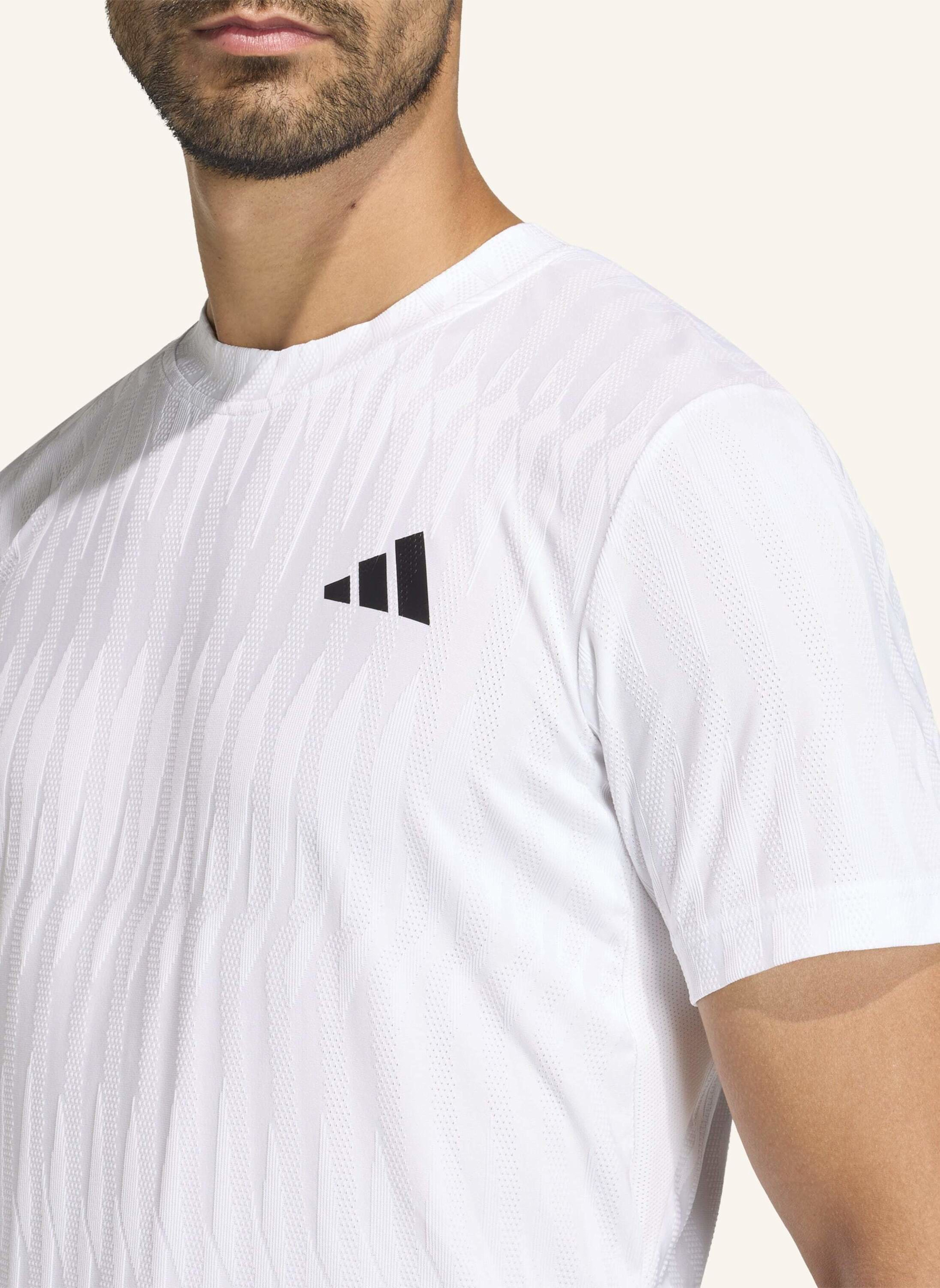 Thumbnail - Adidas Tennis Climacool+ Airchill Freelift T-Shirt weiss
