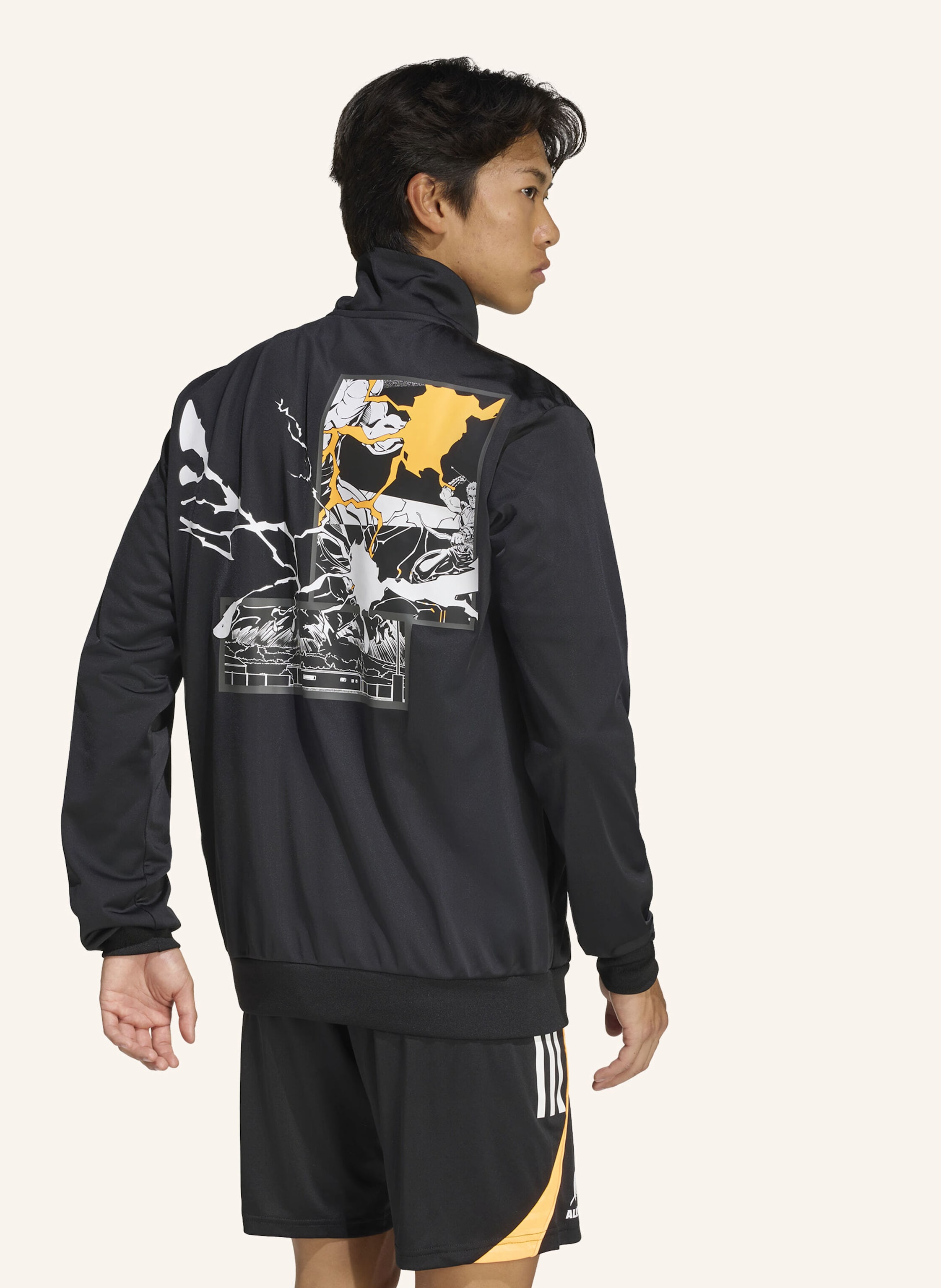 Thumbnail - Adidas All Blacks X Marvel Track Top schwarz