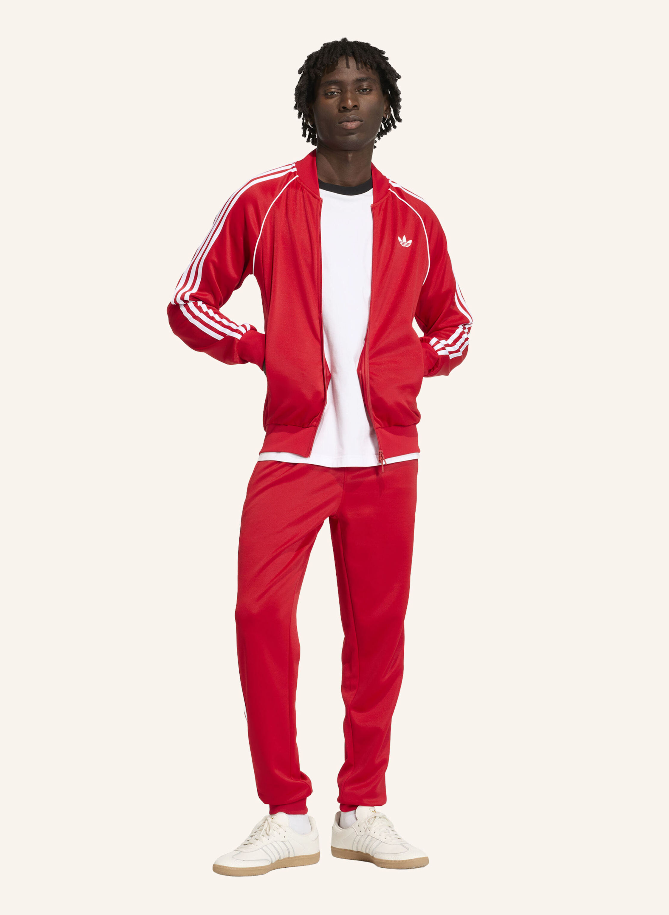 Thumbnail - Adidas Originals Sst Trainingshose rot