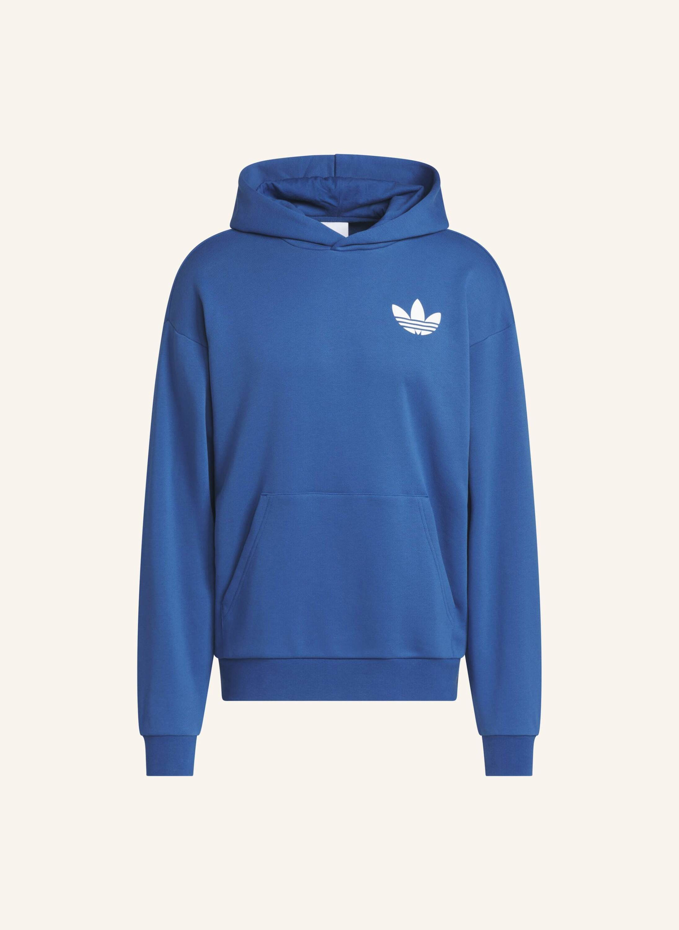 Adidas Originals World Wide Hoops Hoodie blau