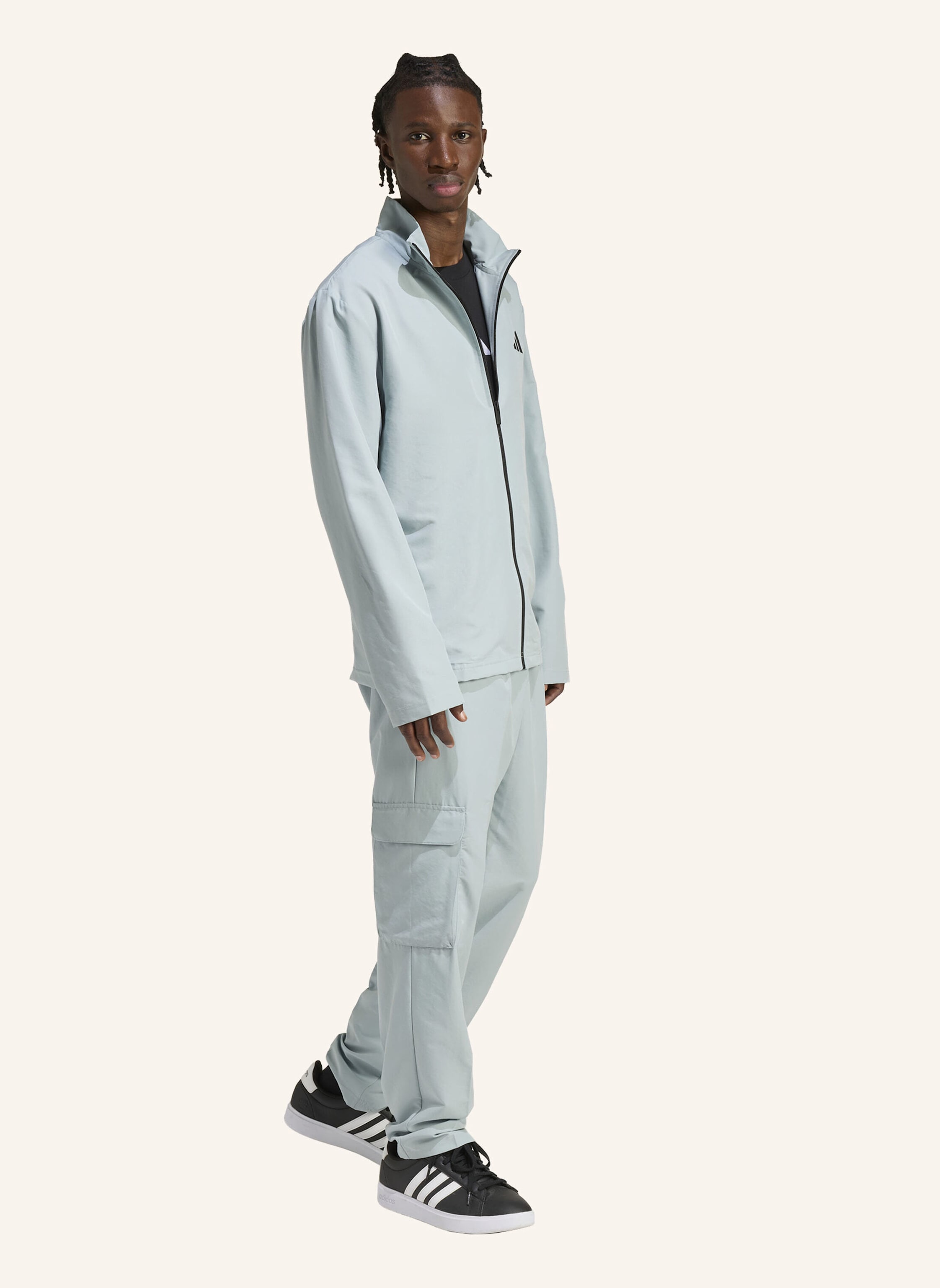 Thumbnail - Adidas Sportswear Cargo-Trainingsanzug, Gewebt gruen