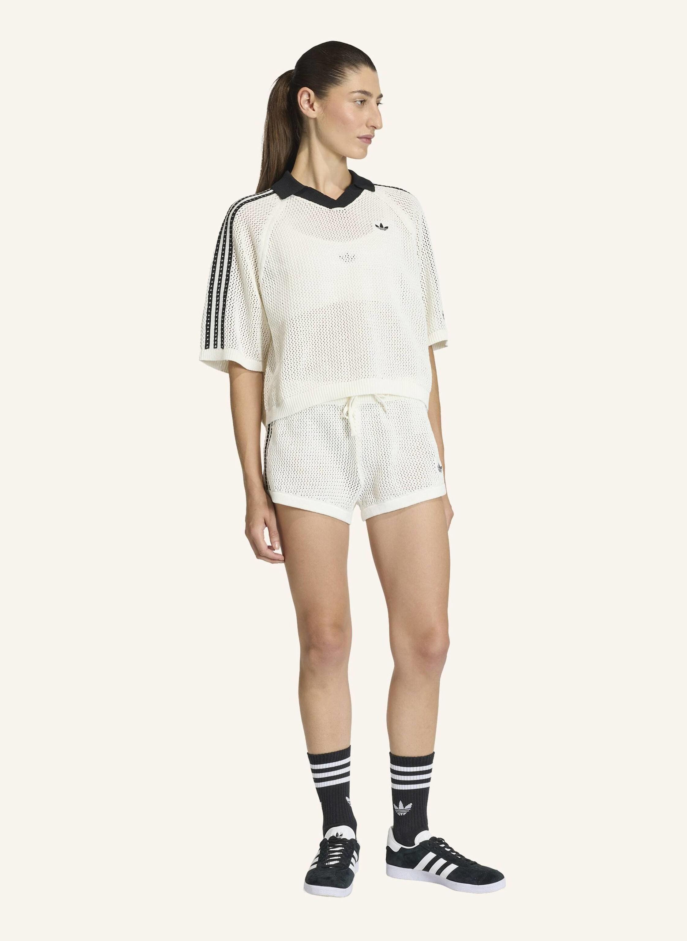 Thumbnail - Adidas Originals Knitted Crochet Shorts weiss