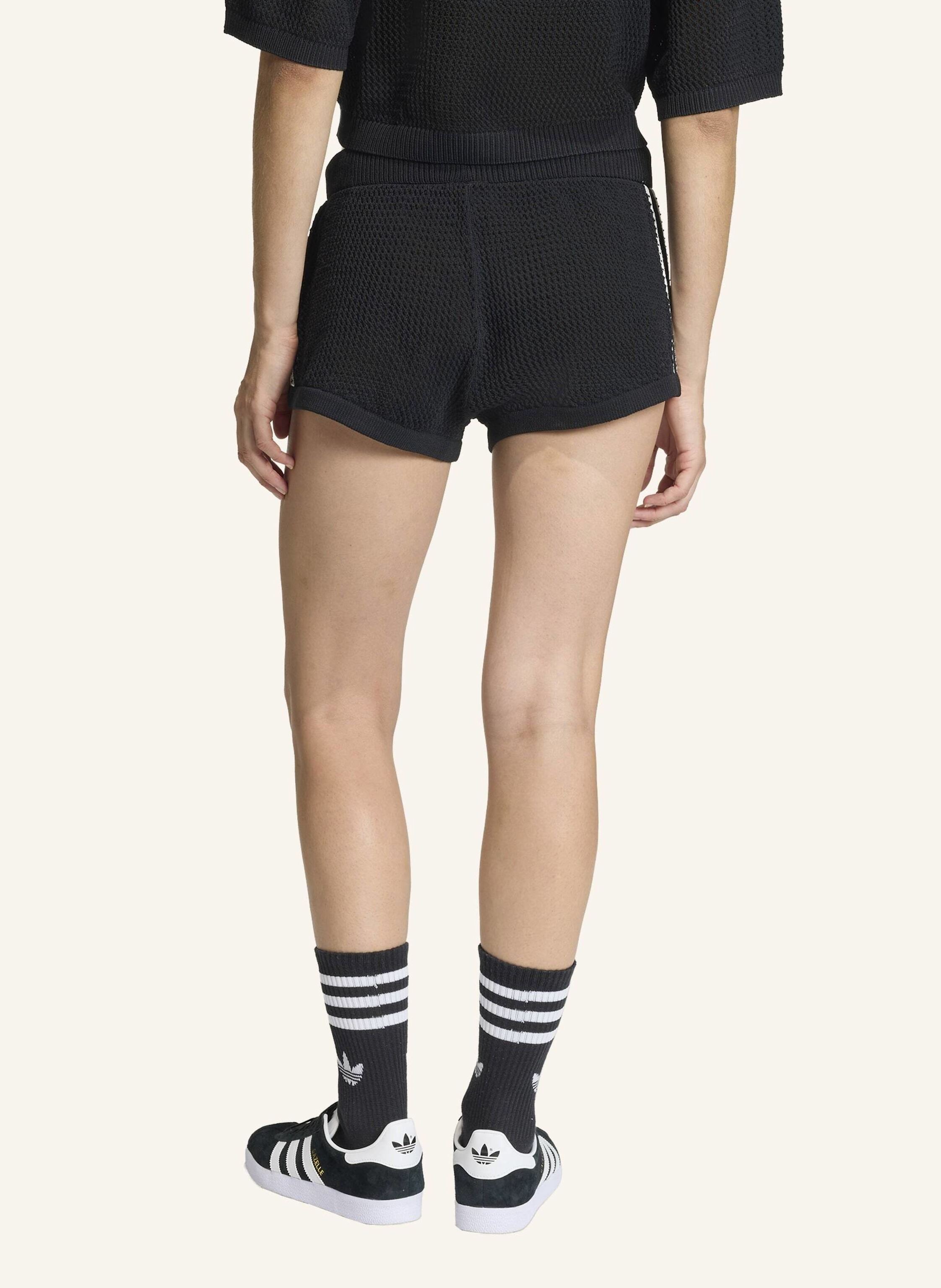Thumbnail - Adidas Originals Knitted Crochet Shorts schwarz