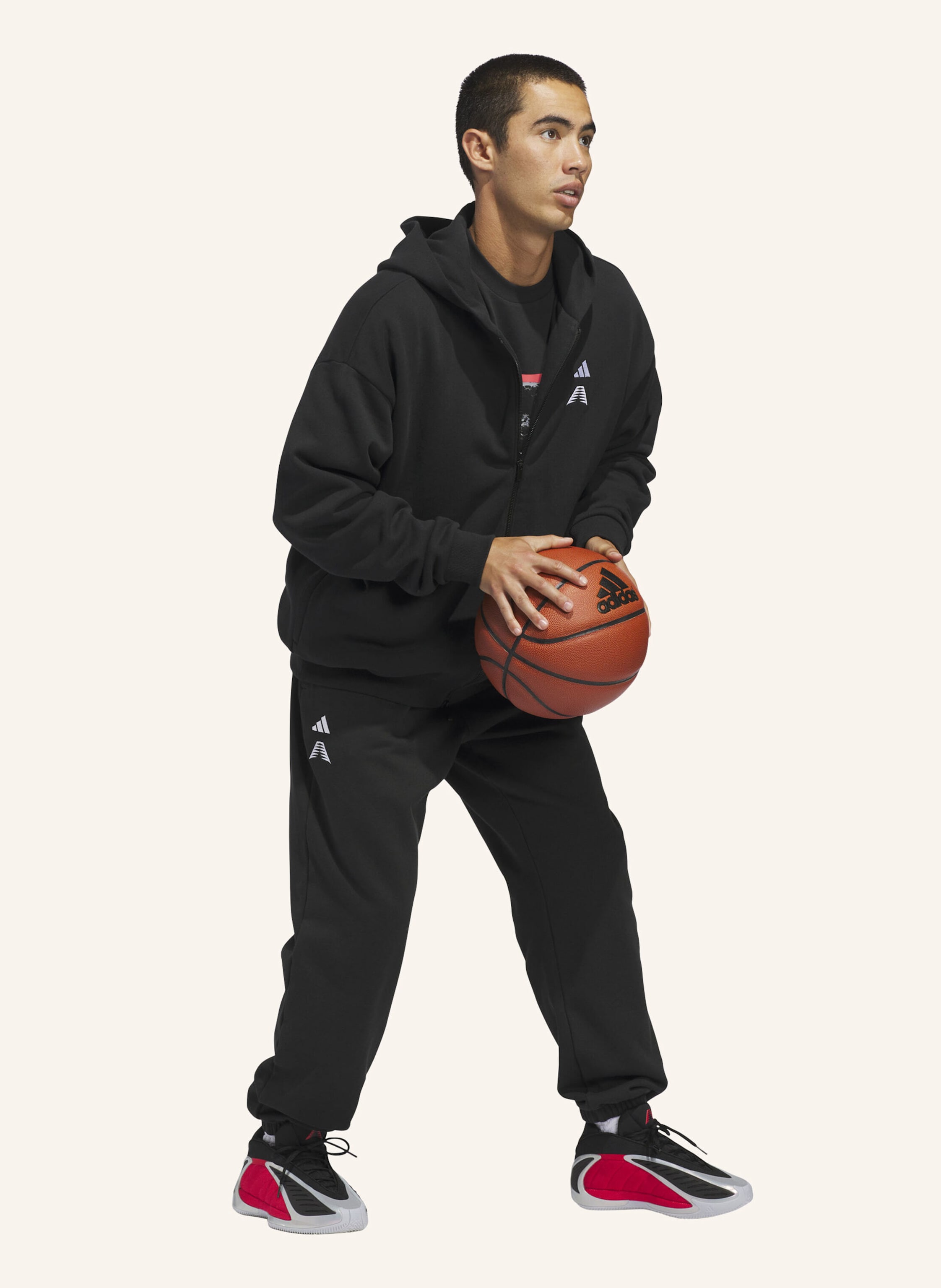 Thumbnail - Adidas Adidas Farm Saccosh Kapuzenjacke schwarz