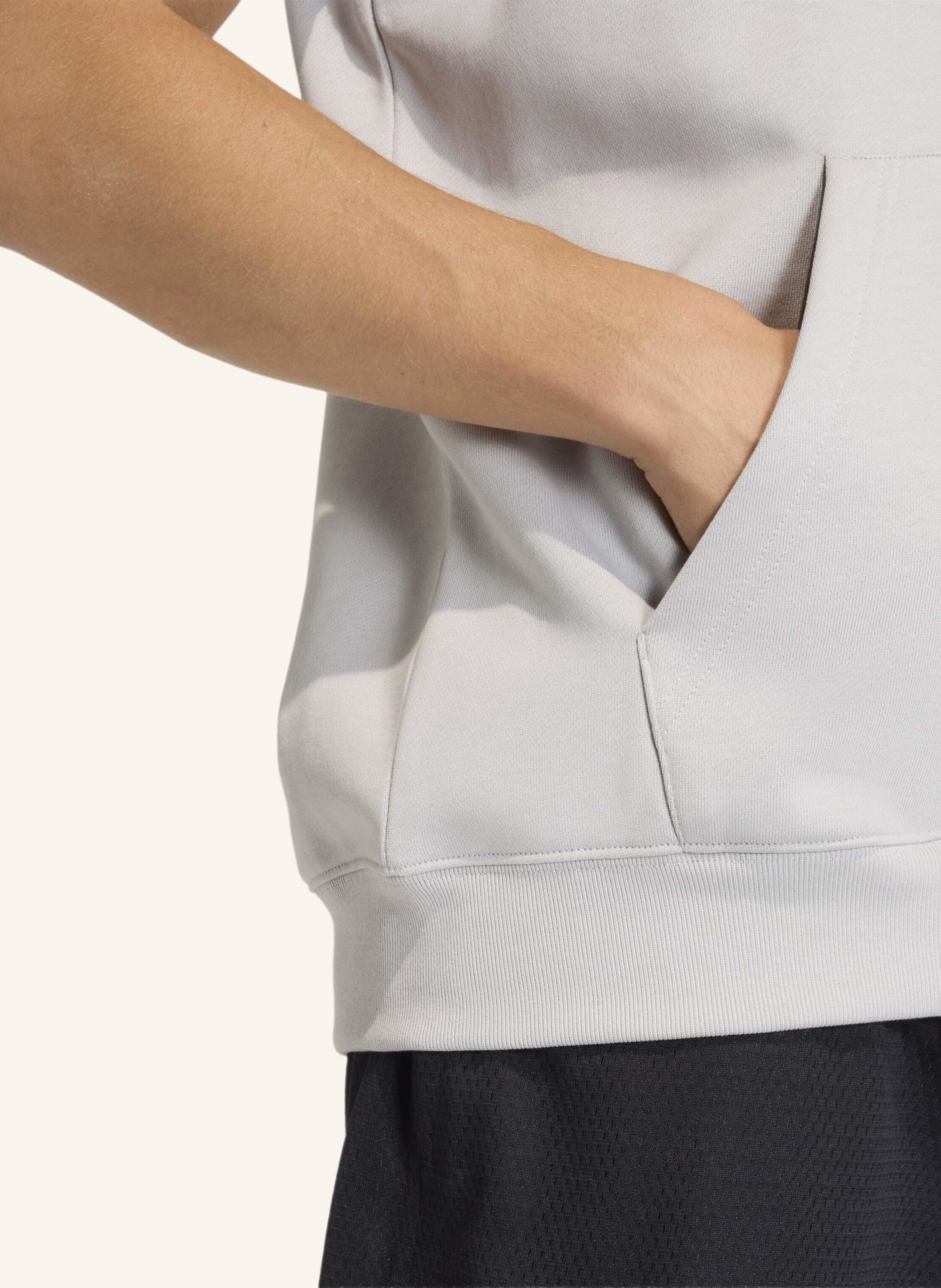 Thumbnail - Adidas Originals Trefoil Essentials Hoodie Ohne Ärmel grau