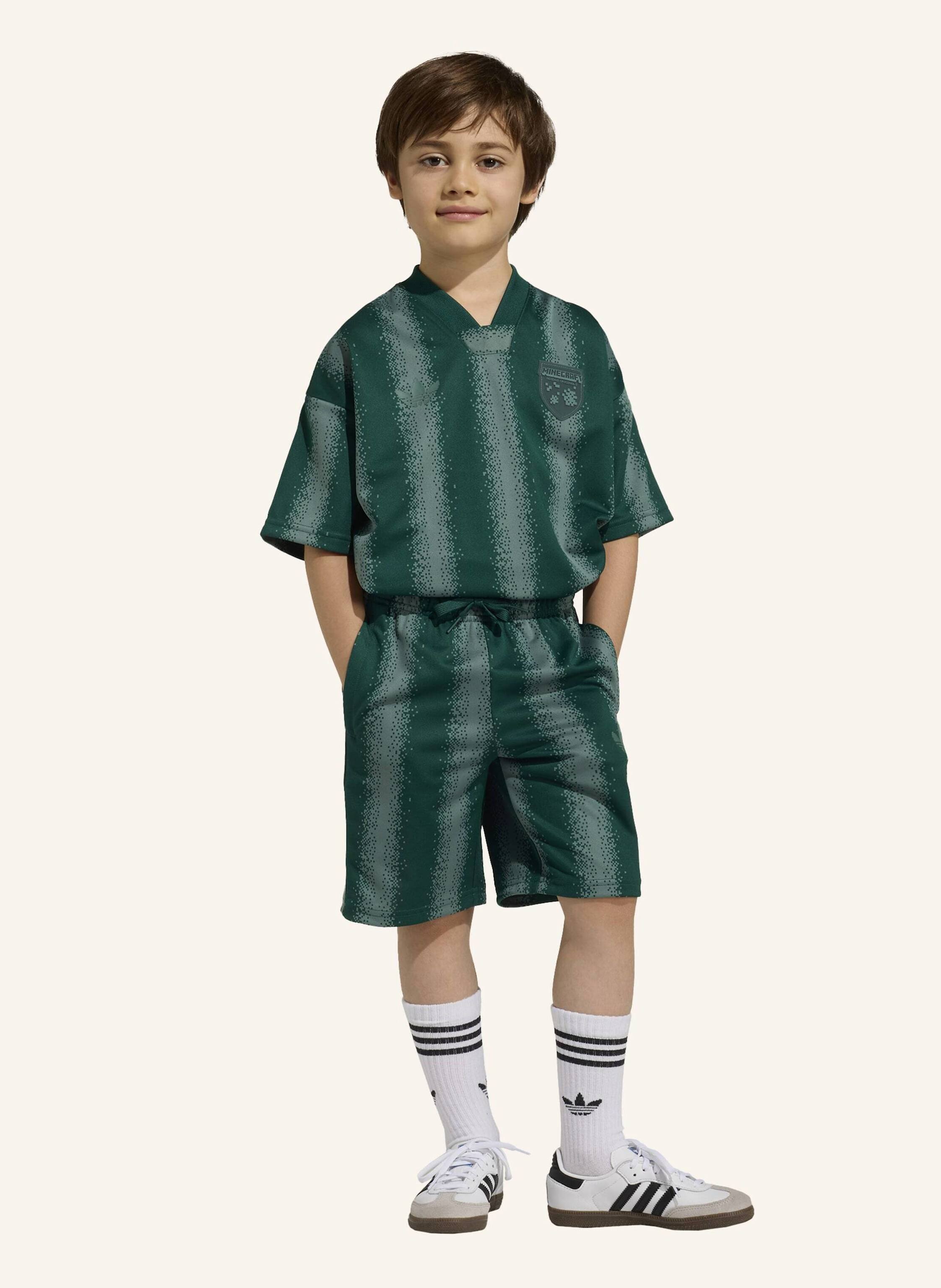 Thumbnail - Adidas Originals Adidas Minecraft Oversize-Set Shorts Und T-Shirt gruen