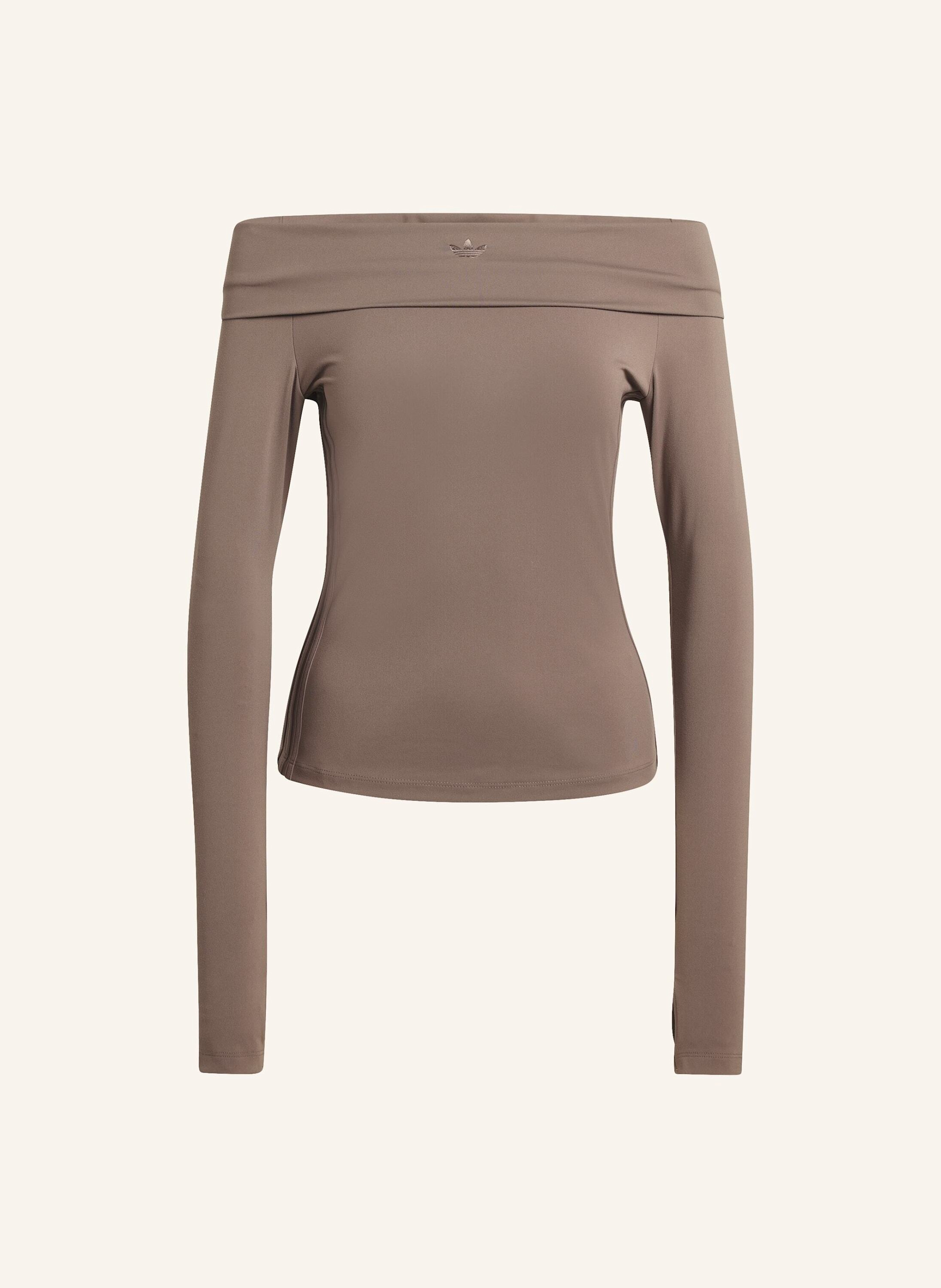 Adidas Originals Off-Shoulder Longsleeve braun