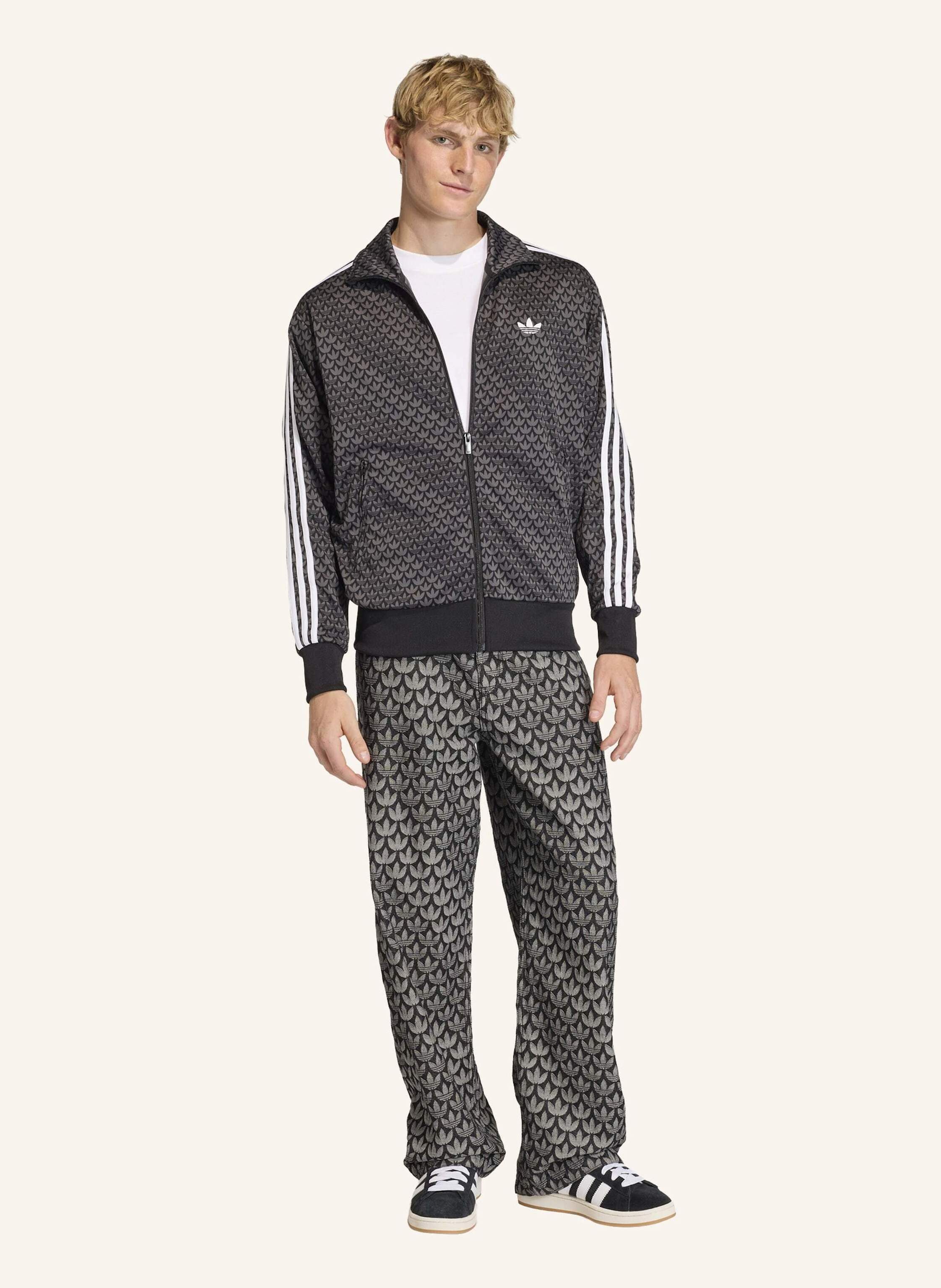 Thumbnail - Adidas Originals Firebird Loose Monogram Trainingsjacke schwarz