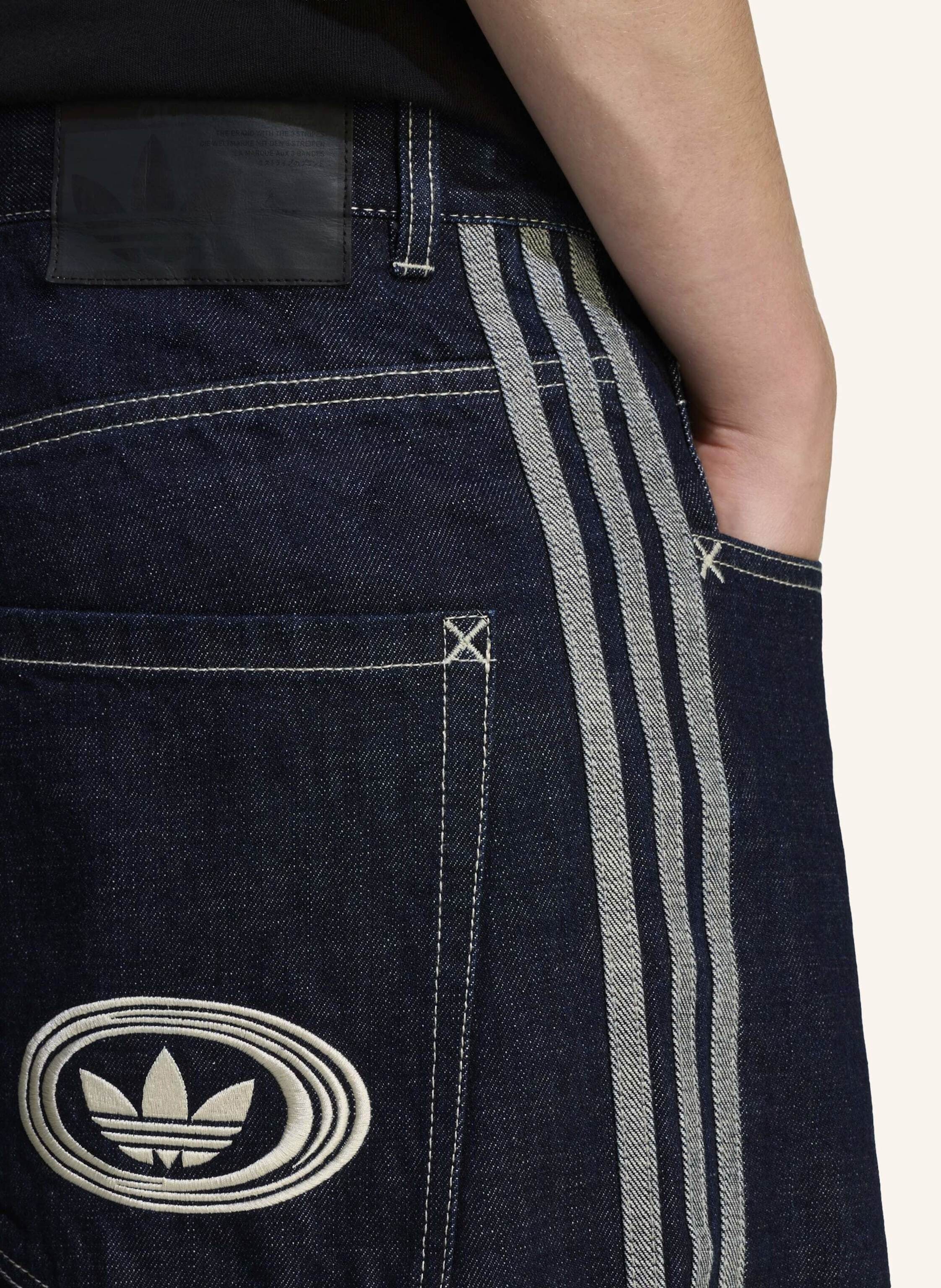 Thumbnail - Adidas Originals 90s Alternative Sport Wide Leg Skater Jeans blau
