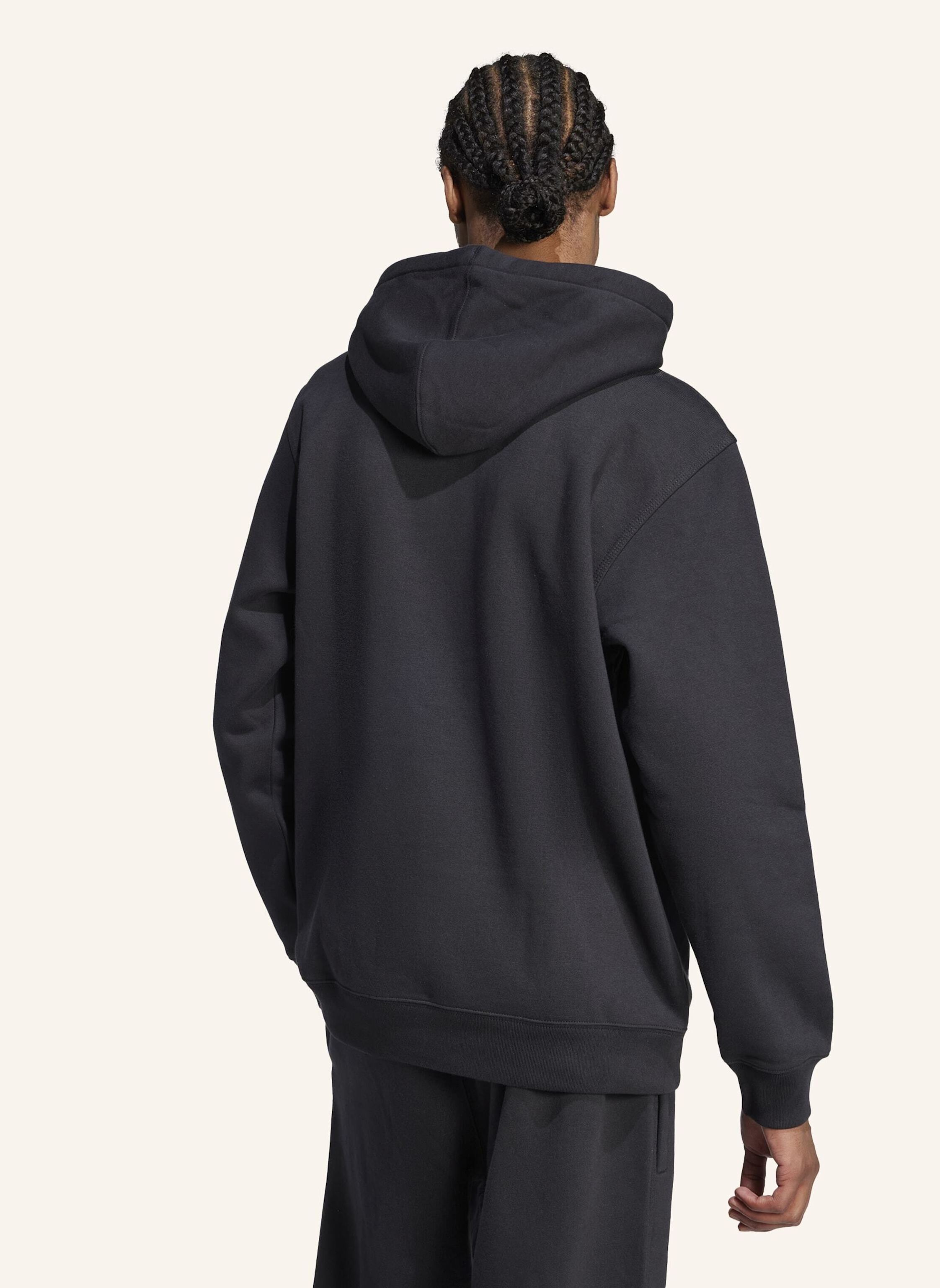 Thumbnail - Adidas Originals Trefoil Essentials Loose Hoodie schwarz