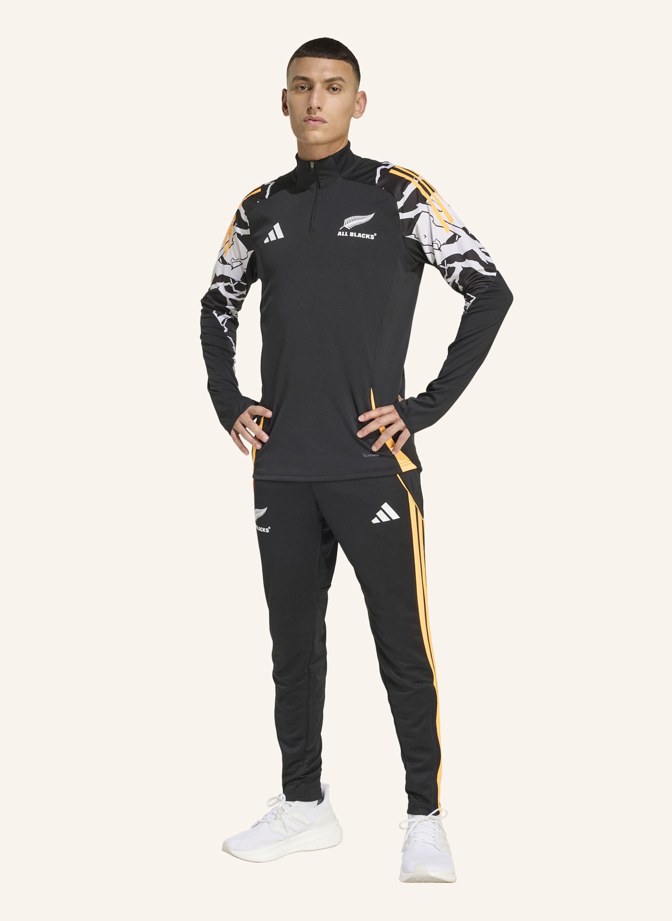 Thumbnail - Adidas All Blacks Marvel Trainingshose schwarz