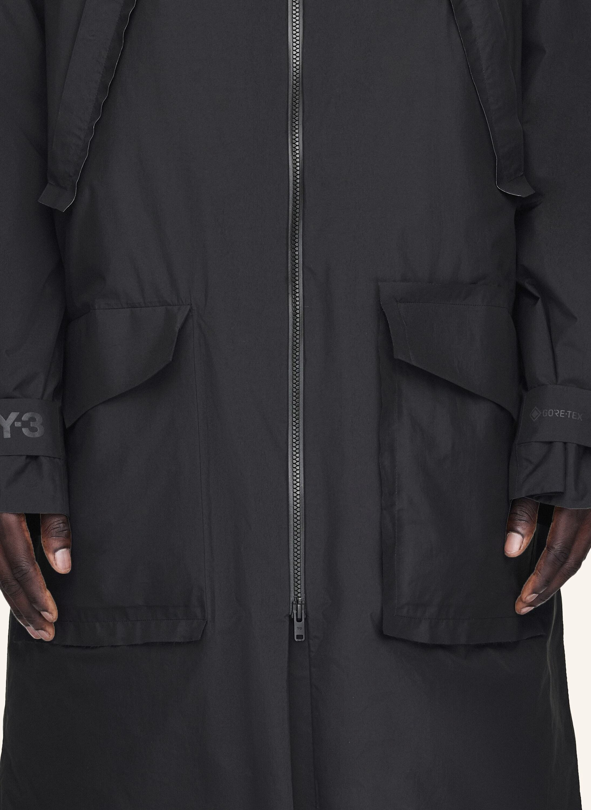 Thumbnail - Y-3 Die Y-3 Gore-Tex Gefütterter Parka schwarz