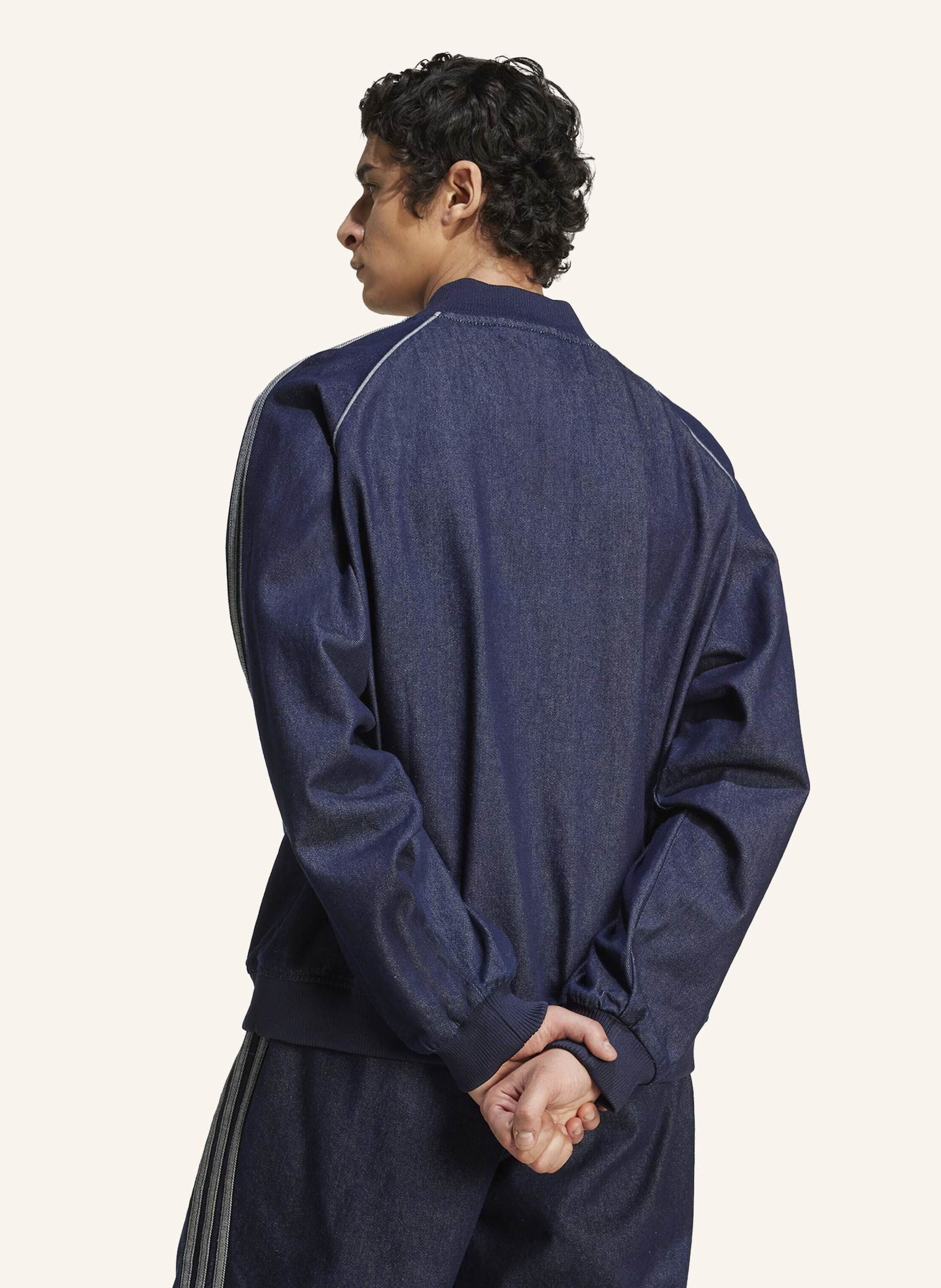 Thumbnail - Adidas Originals Sst Adicolor Loose Sst Stone Jeansjacke blau