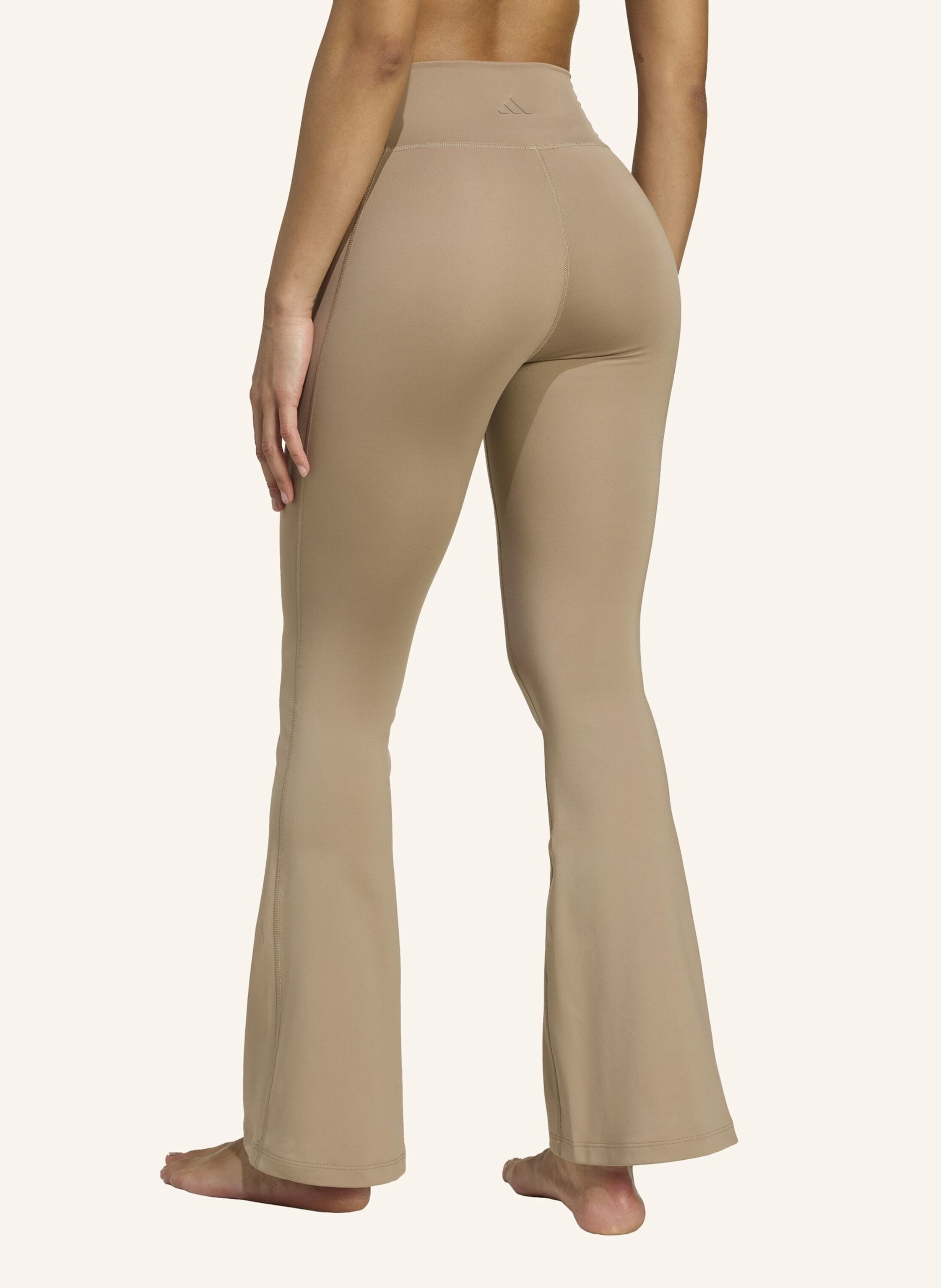 Thumbnail - Adidas All Me Essentials Flare Leggings braun