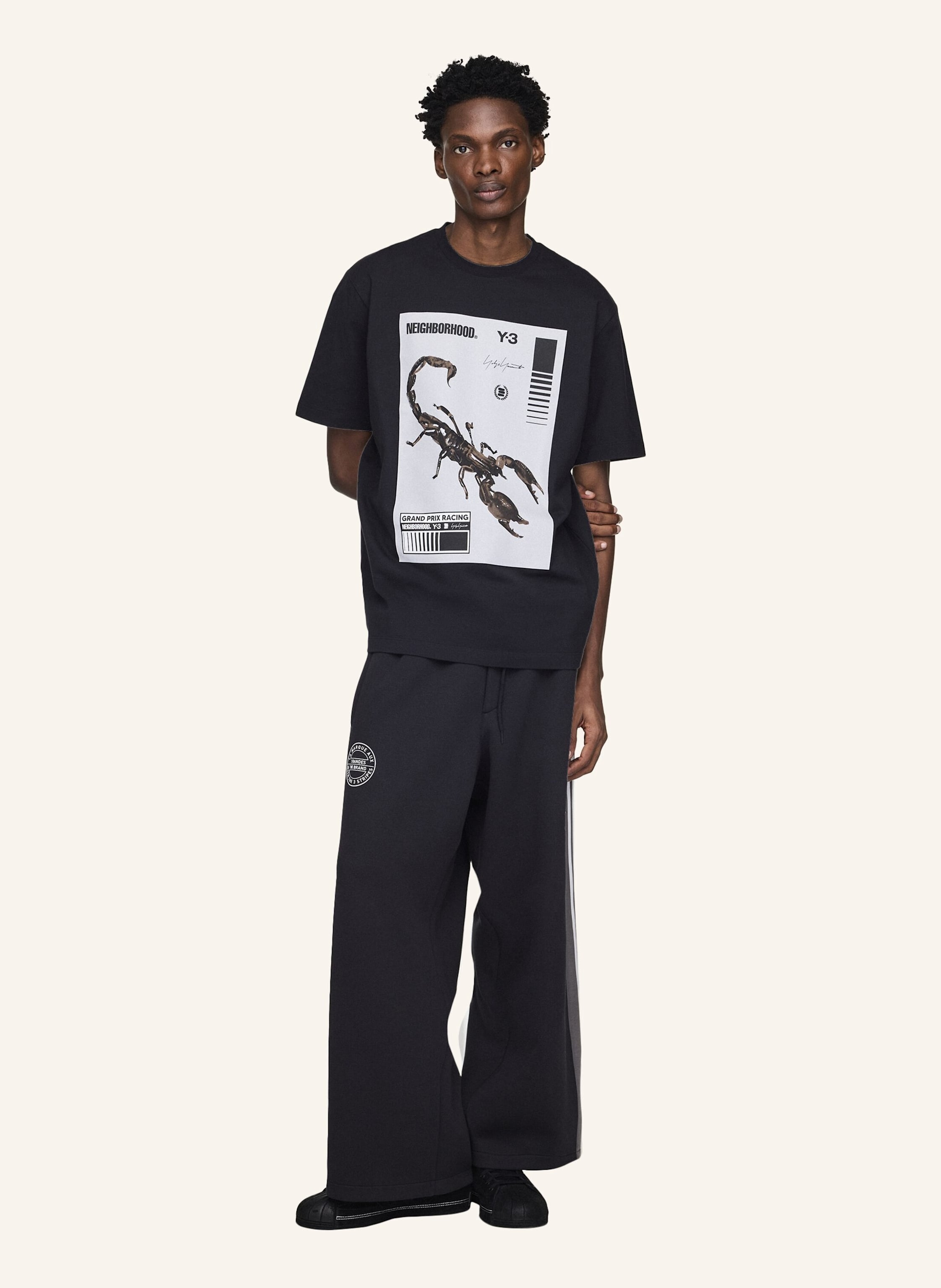 Thumbnail - Y-3 Y-3 Nbhd Grafik-T-Shirt schwarz