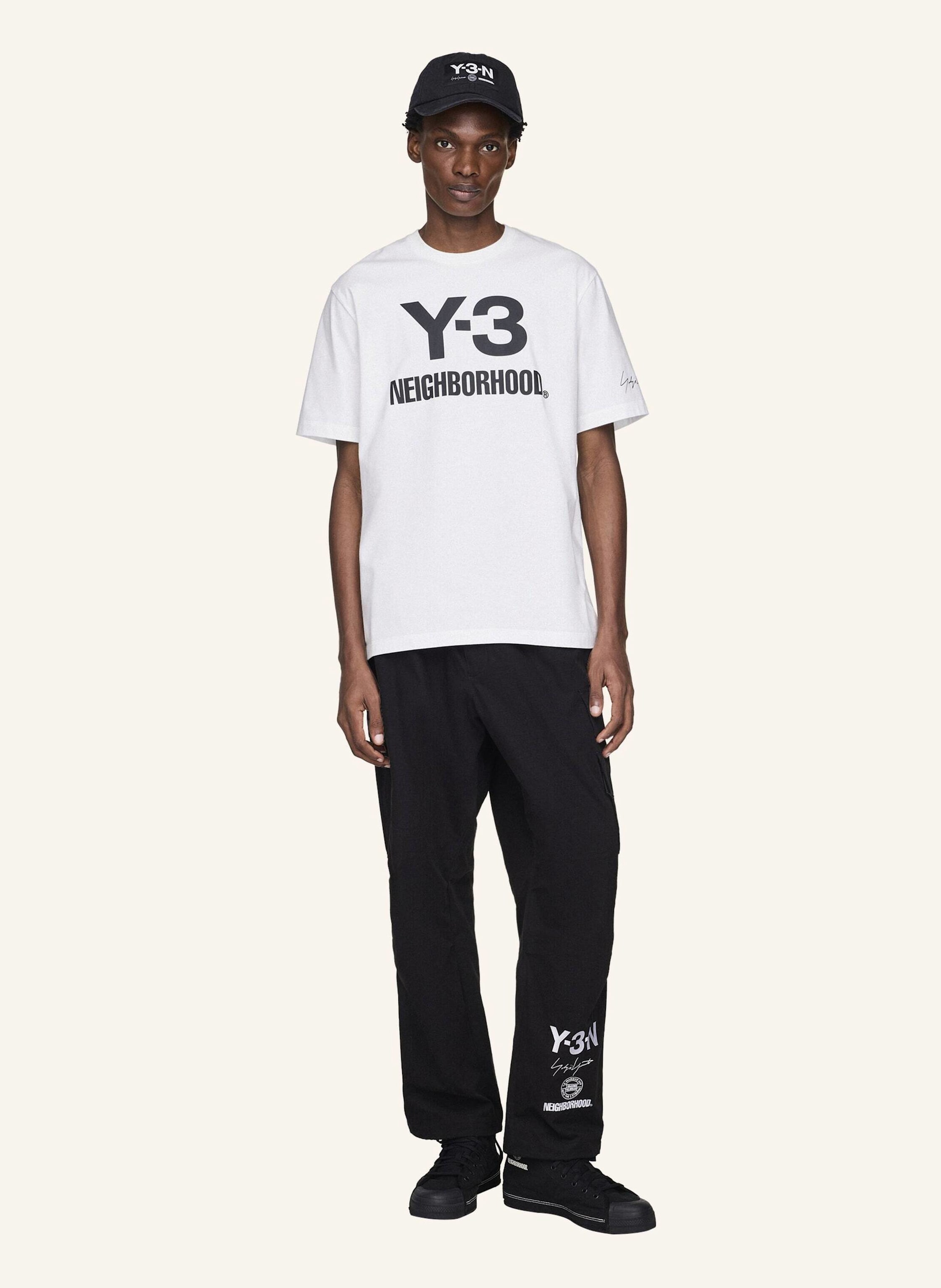 Thumbnail - Y-3 Y-3 Nbhd Logo T-Shirt weiss