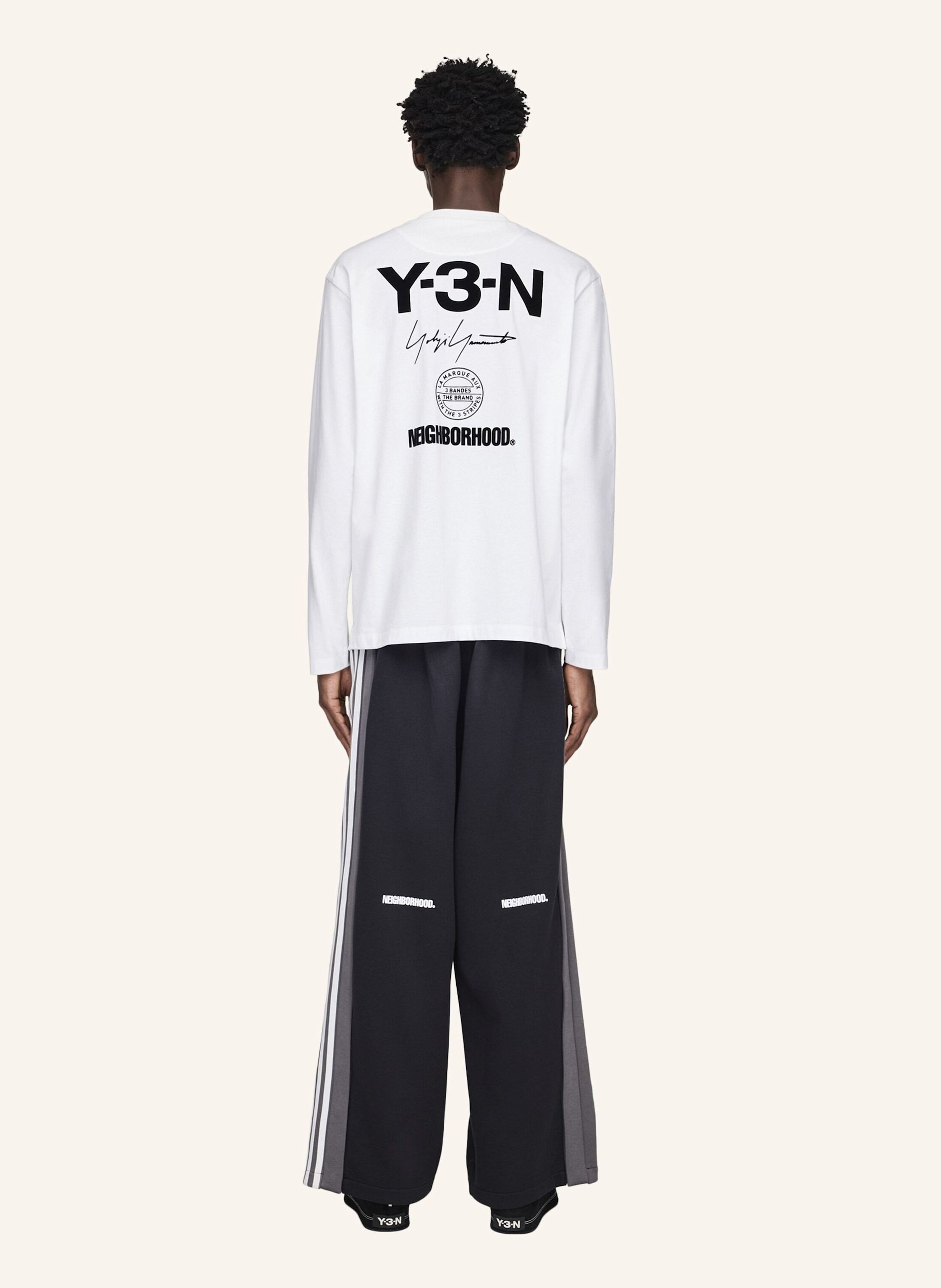Thumbnail - Y-3 Y-3 Nbhd Logo Ls Shirt weiss