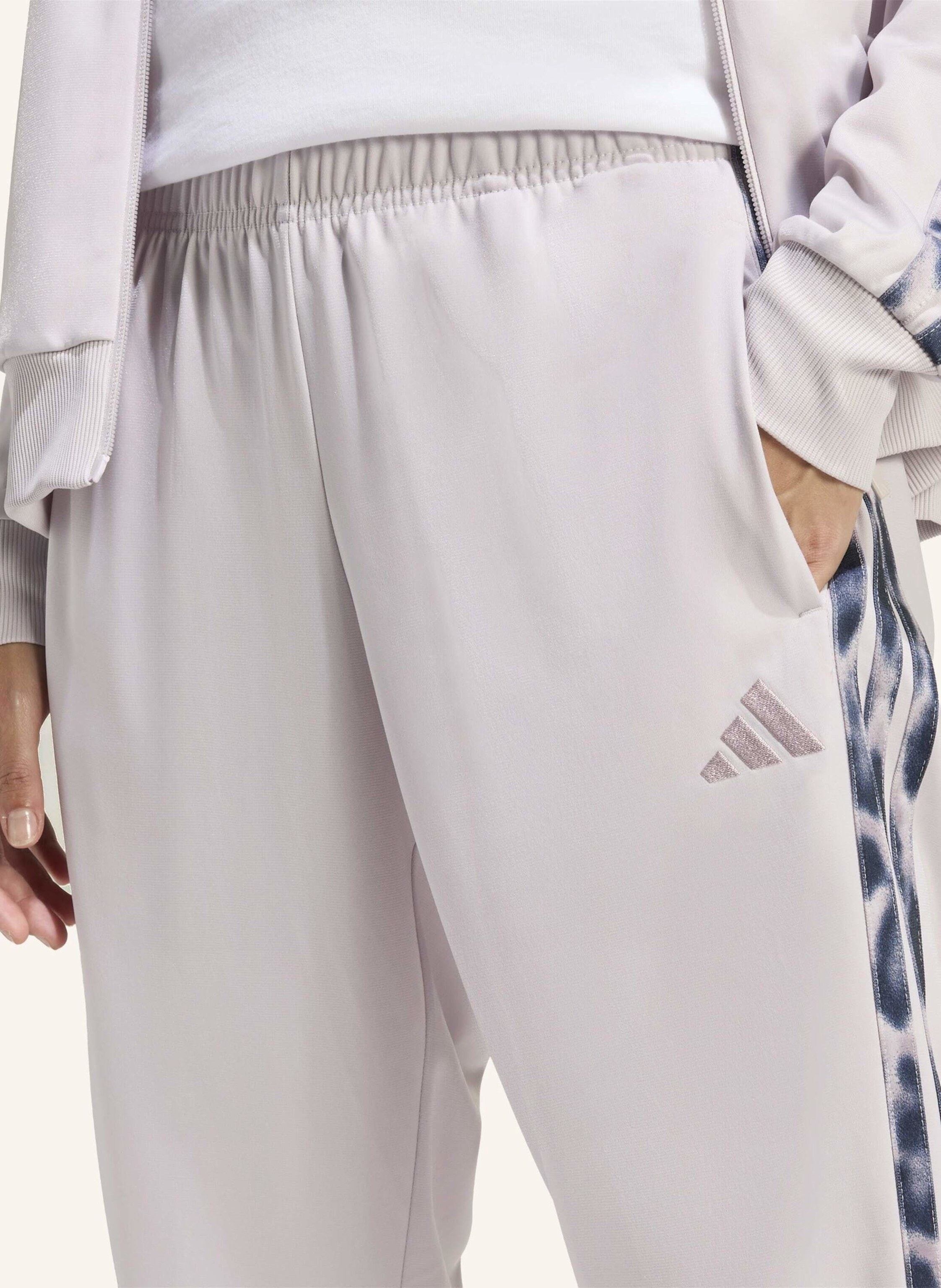 Thumbnail - Adidas Trainingsanzug 3-Stripes Leopard Print lila