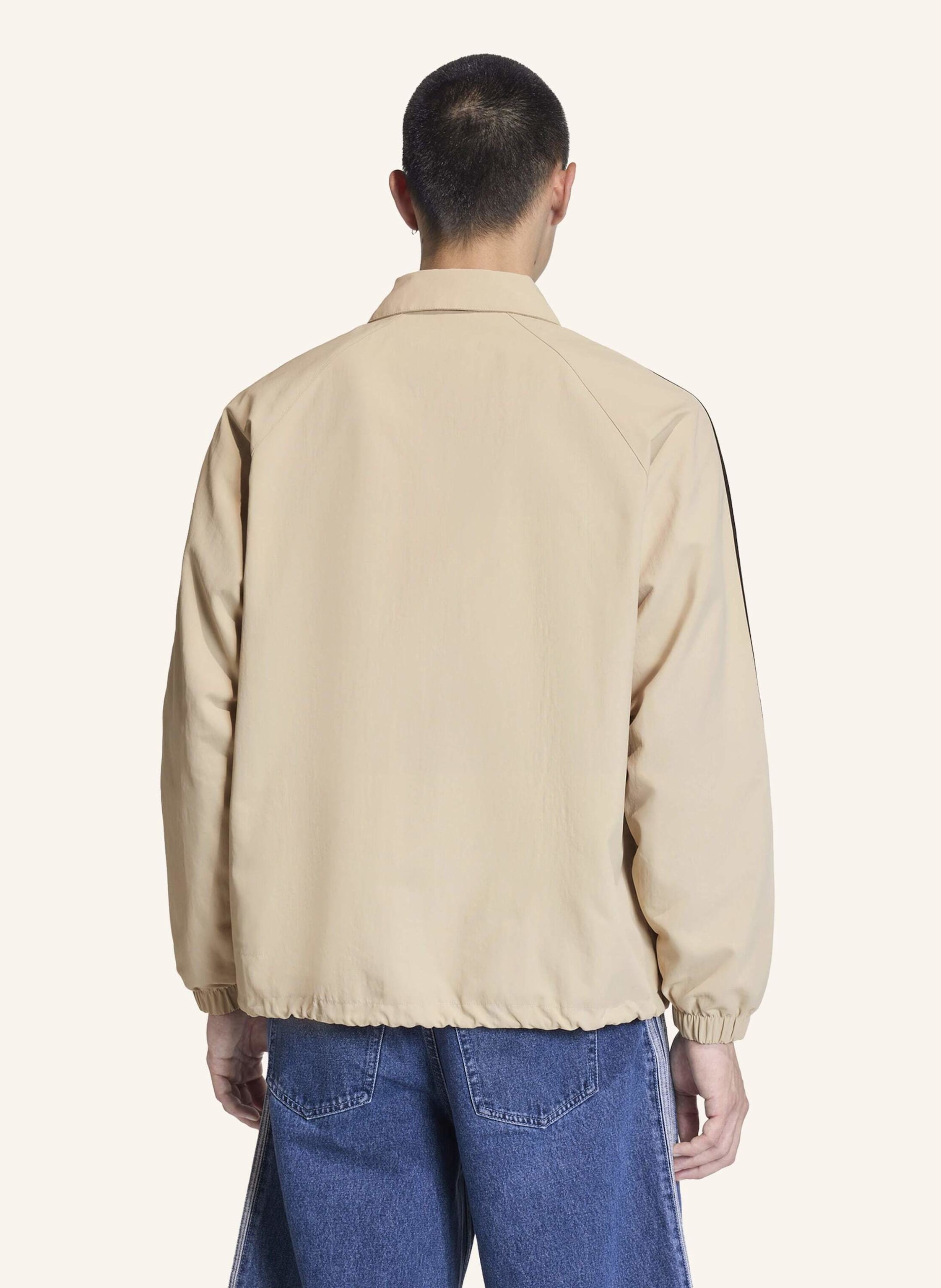 Thumbnail - Adidas Originals 3-Streifen Coach Jacke beige