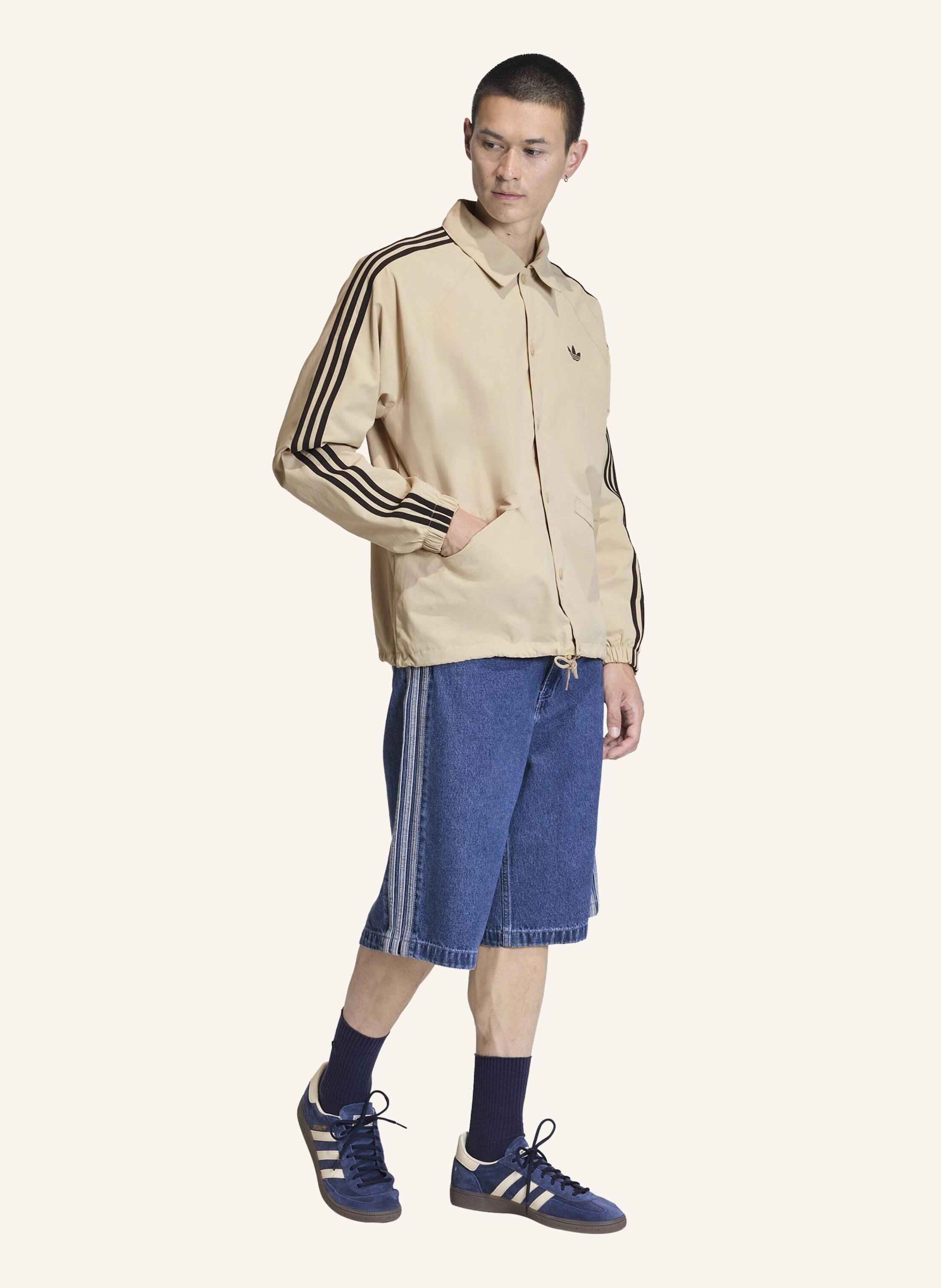 Thumbnail - Adidas Originals 3-Streifen Coach Jacke beige