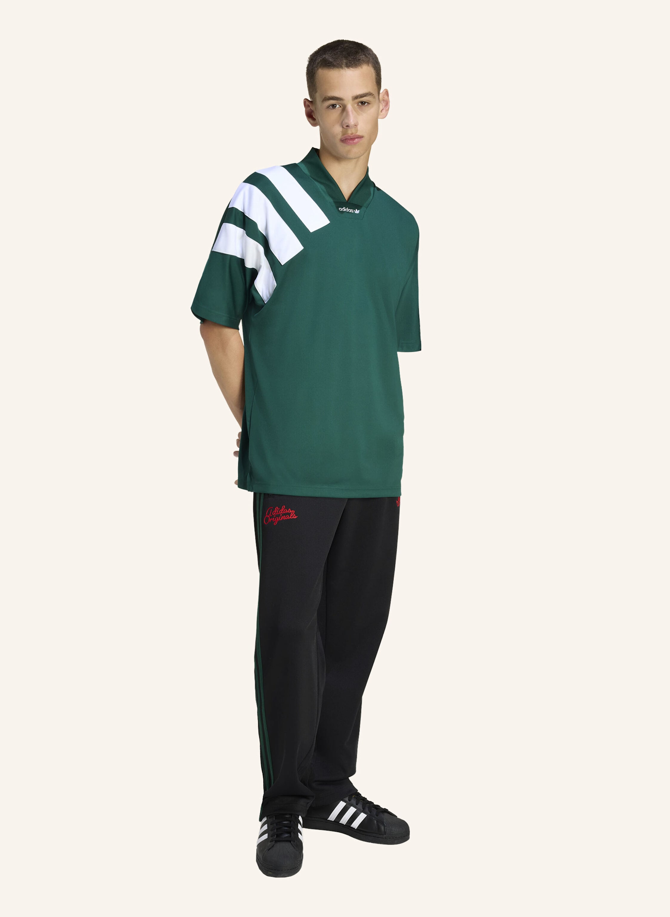 Thumbnail - Adidas Originals Adicolor Blocked Jersey gruen