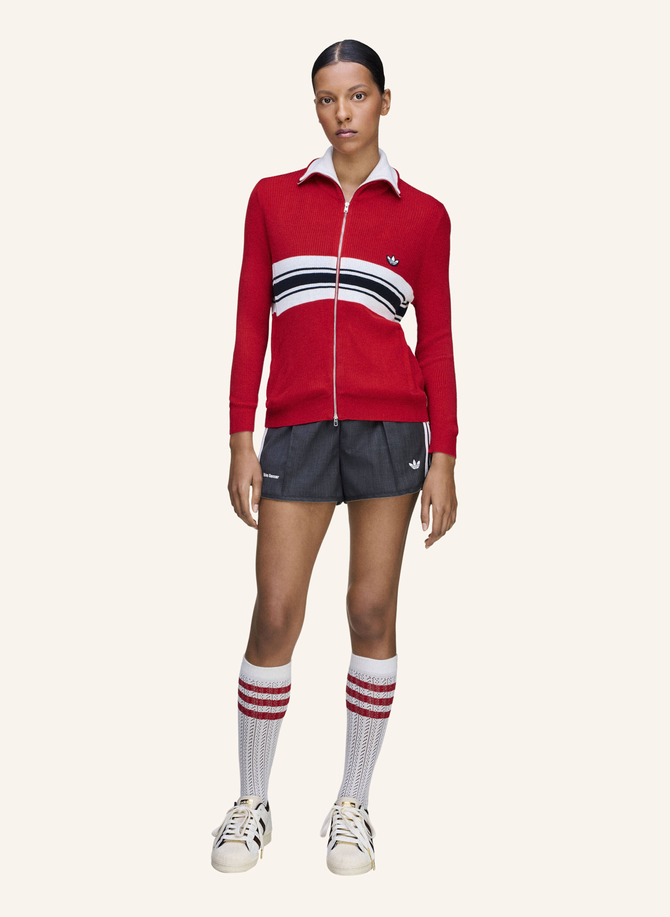 Thumbnail - Adidas Originals Wales Bonner W Knit Track Top rot