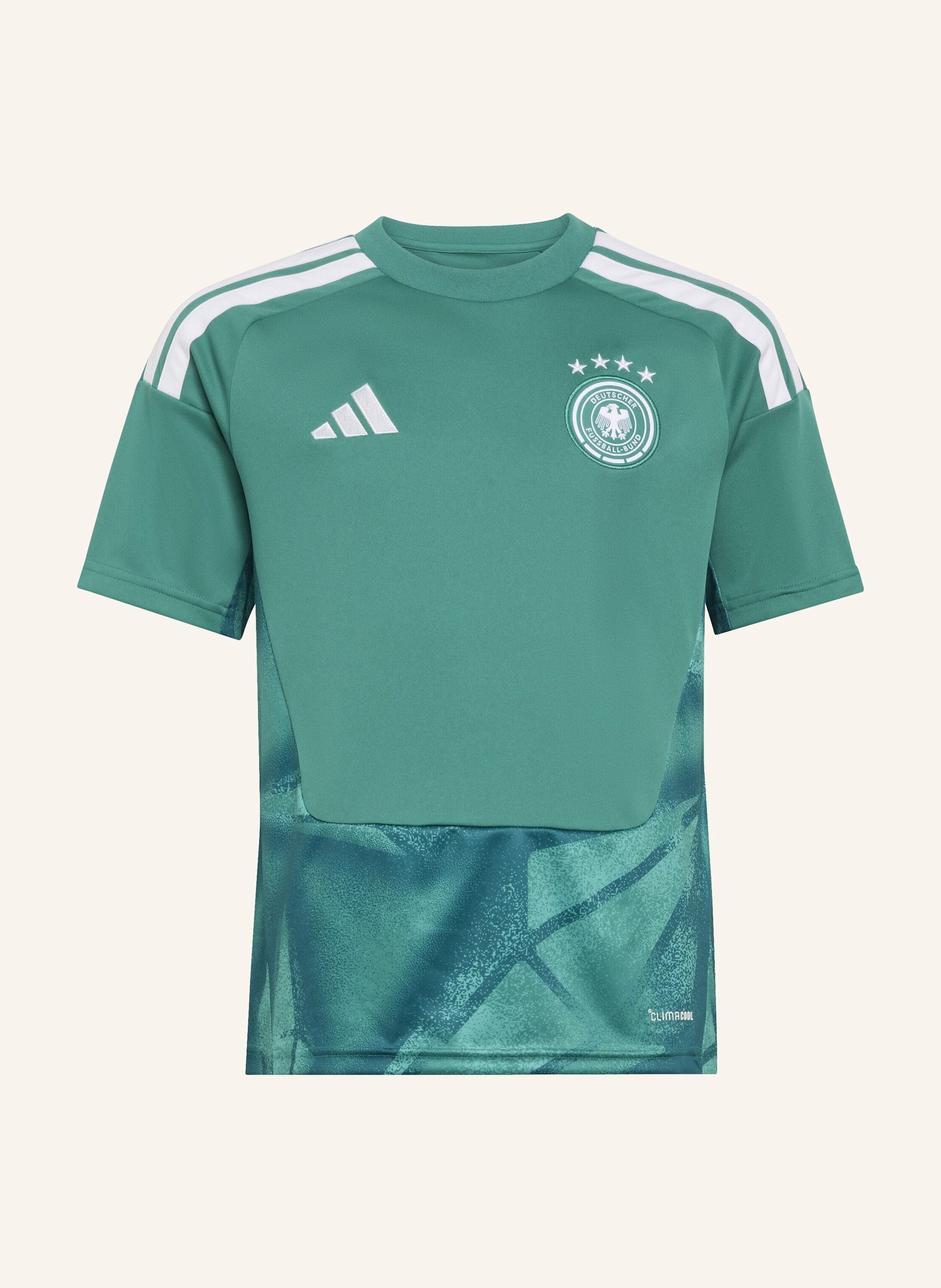 Adidas Deutschland 2026 Kids Torwart-Heimtrikot gruen