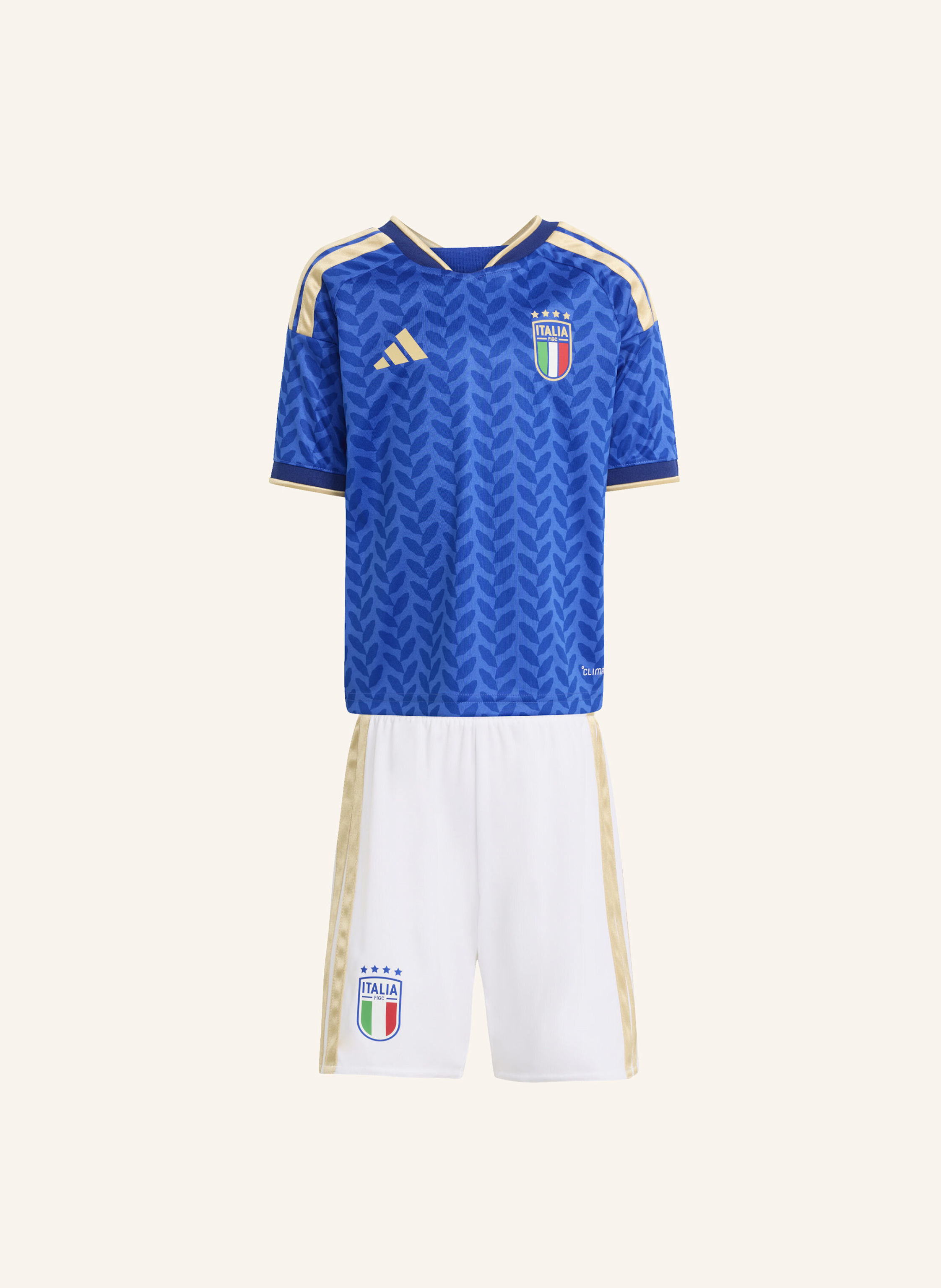 Adidas Italien 26 Kids Heimausrüstung blau
