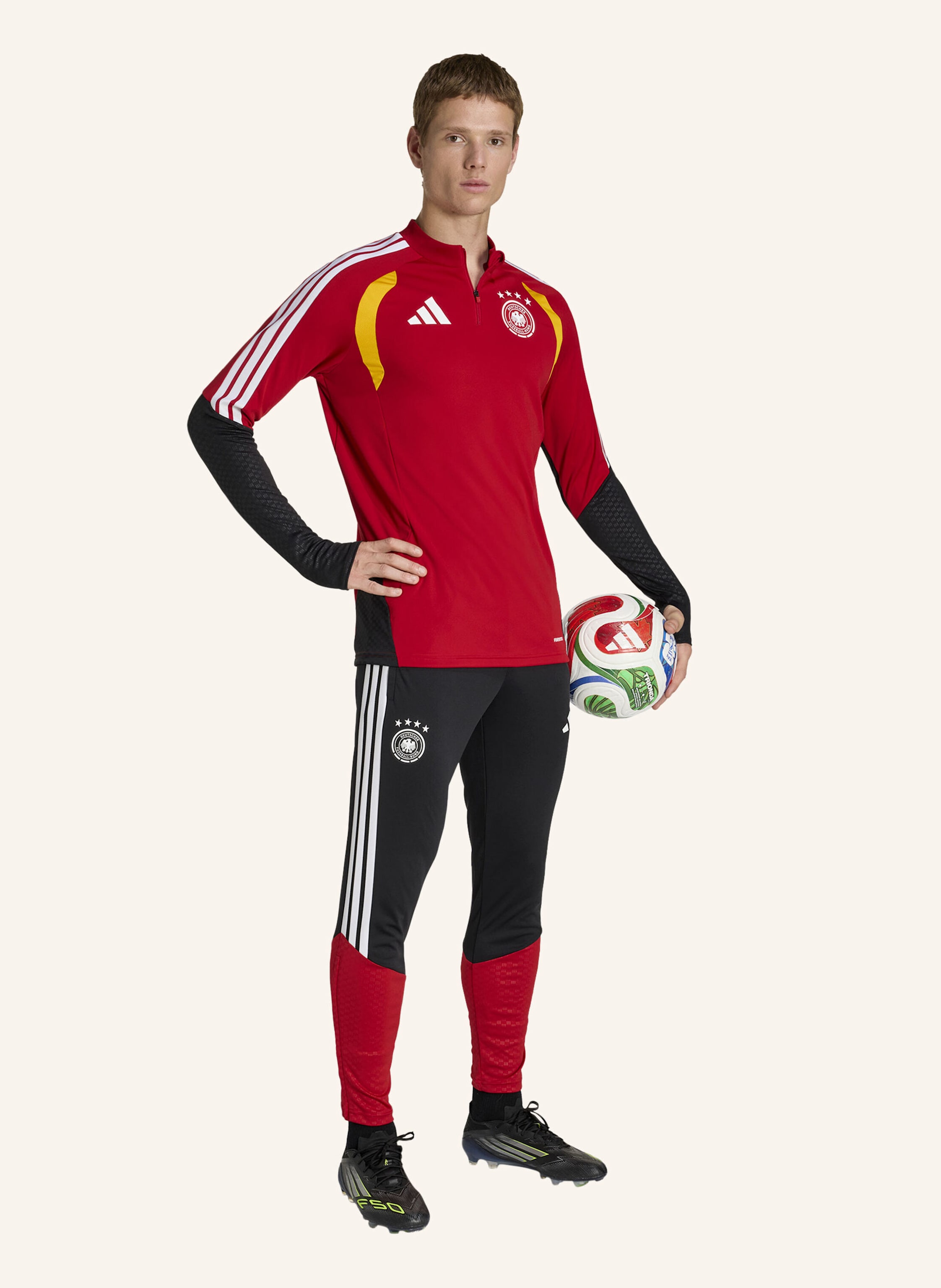 Thumbnail - Adidas Deutschland 26 Tiro Trainingshose schwarz