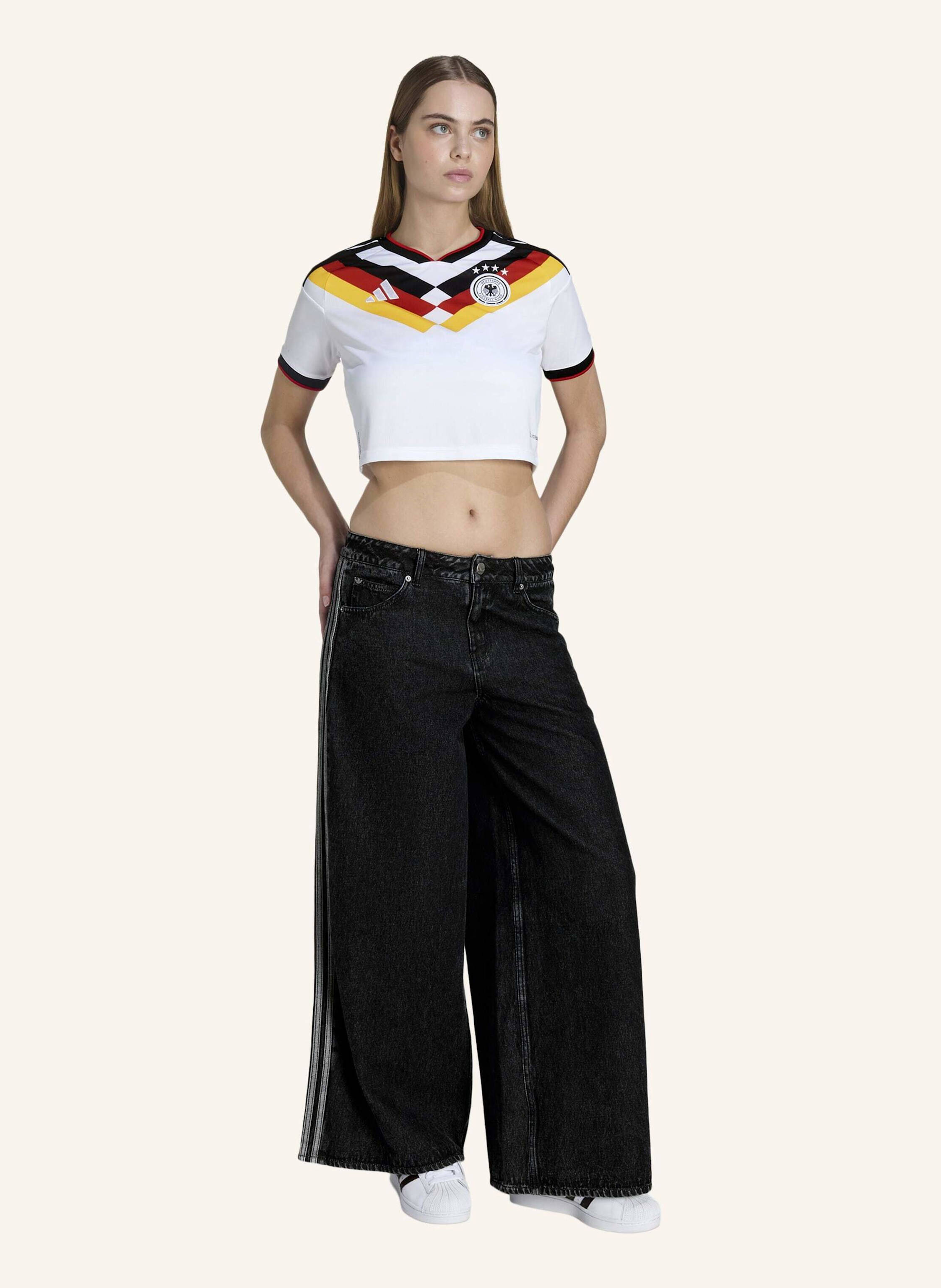 Thumbnail - Adidas Kürzer Geschnittenes Deutschland 26 Heimtrikot weiss