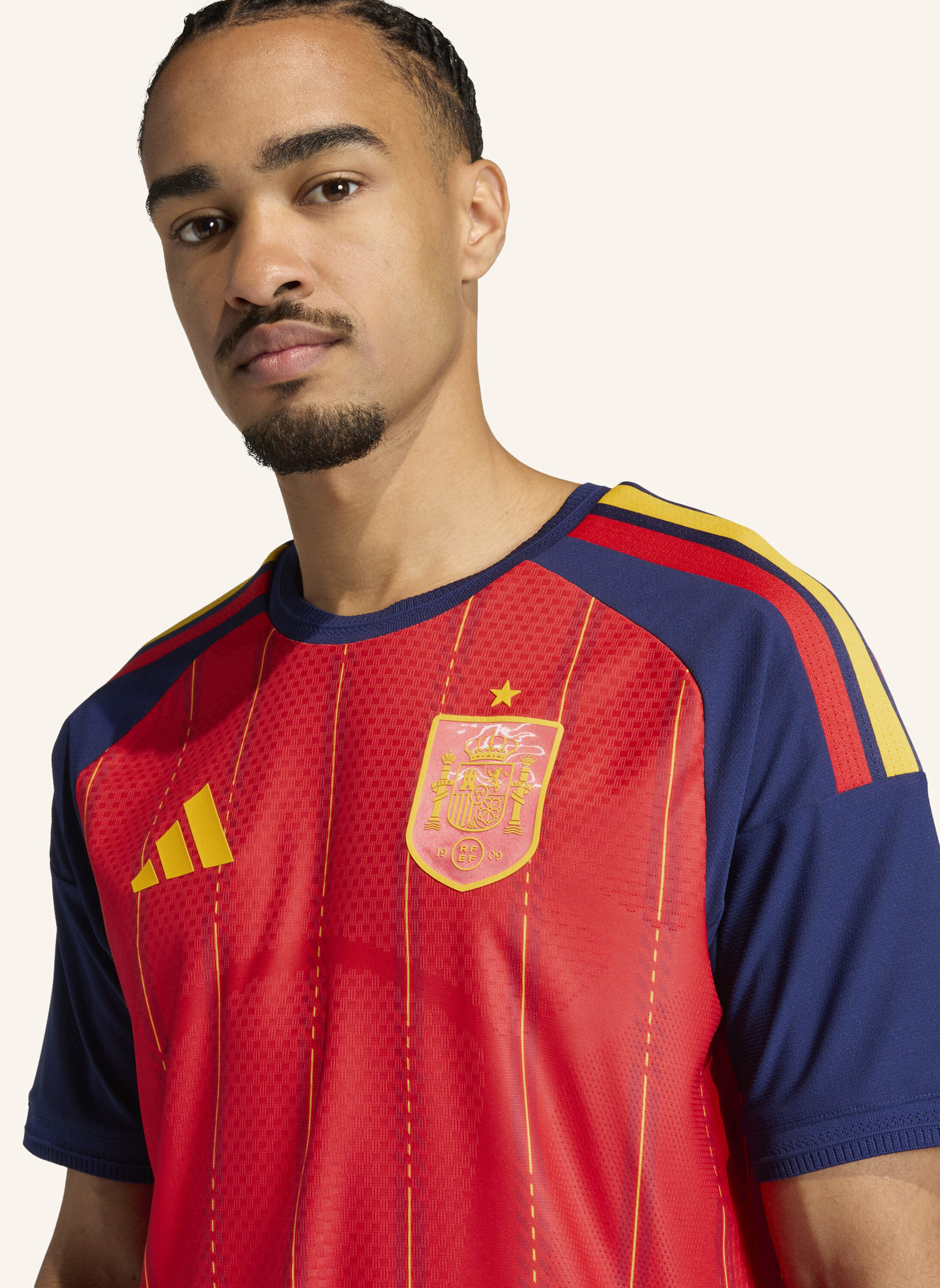 Thumbnail - Adidas Spanien 26 Authentic Heimtrikot rot