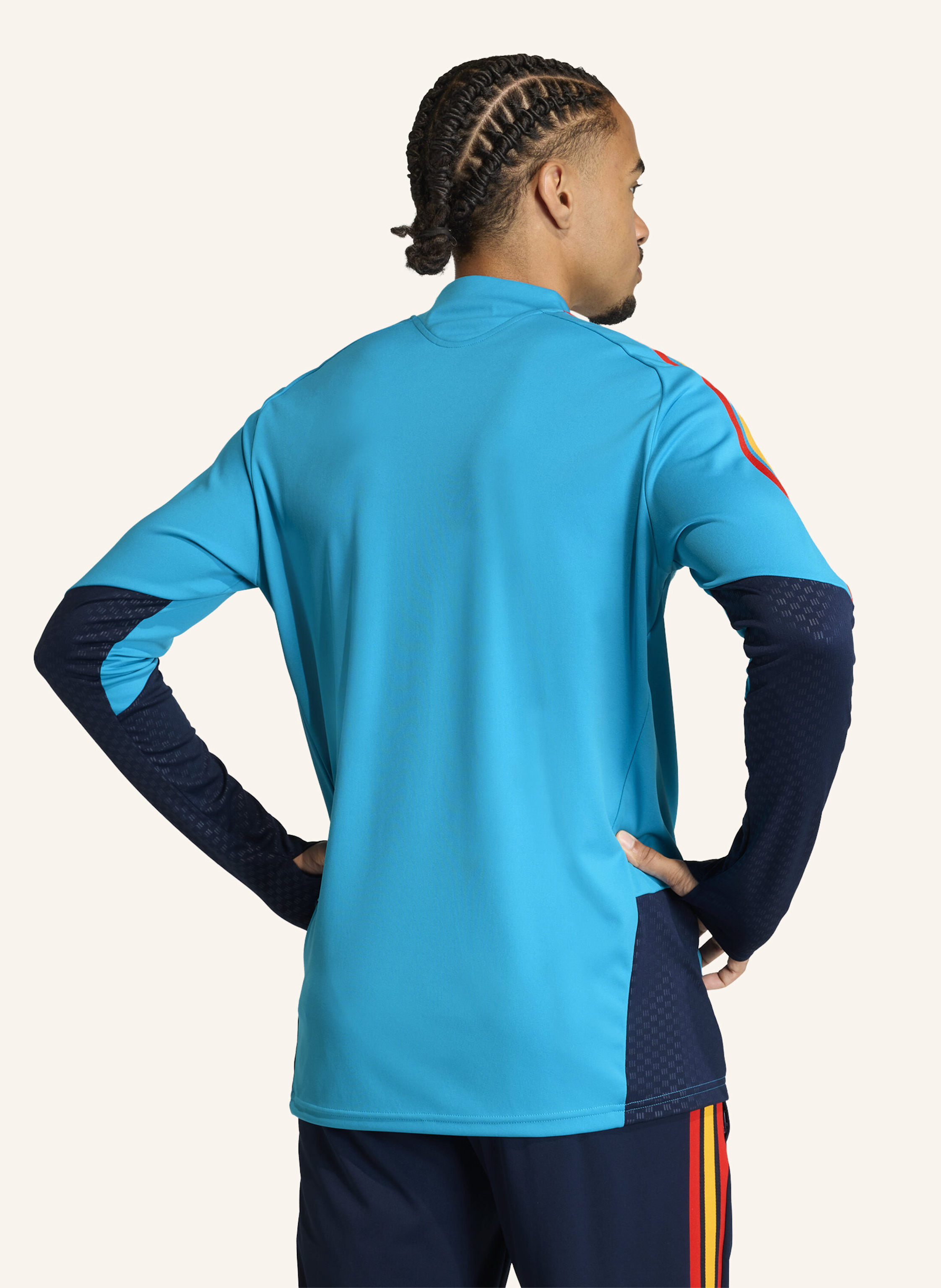 Thumbnail - Adidas Spanien 26 Tiro Trainingsoberteil blau