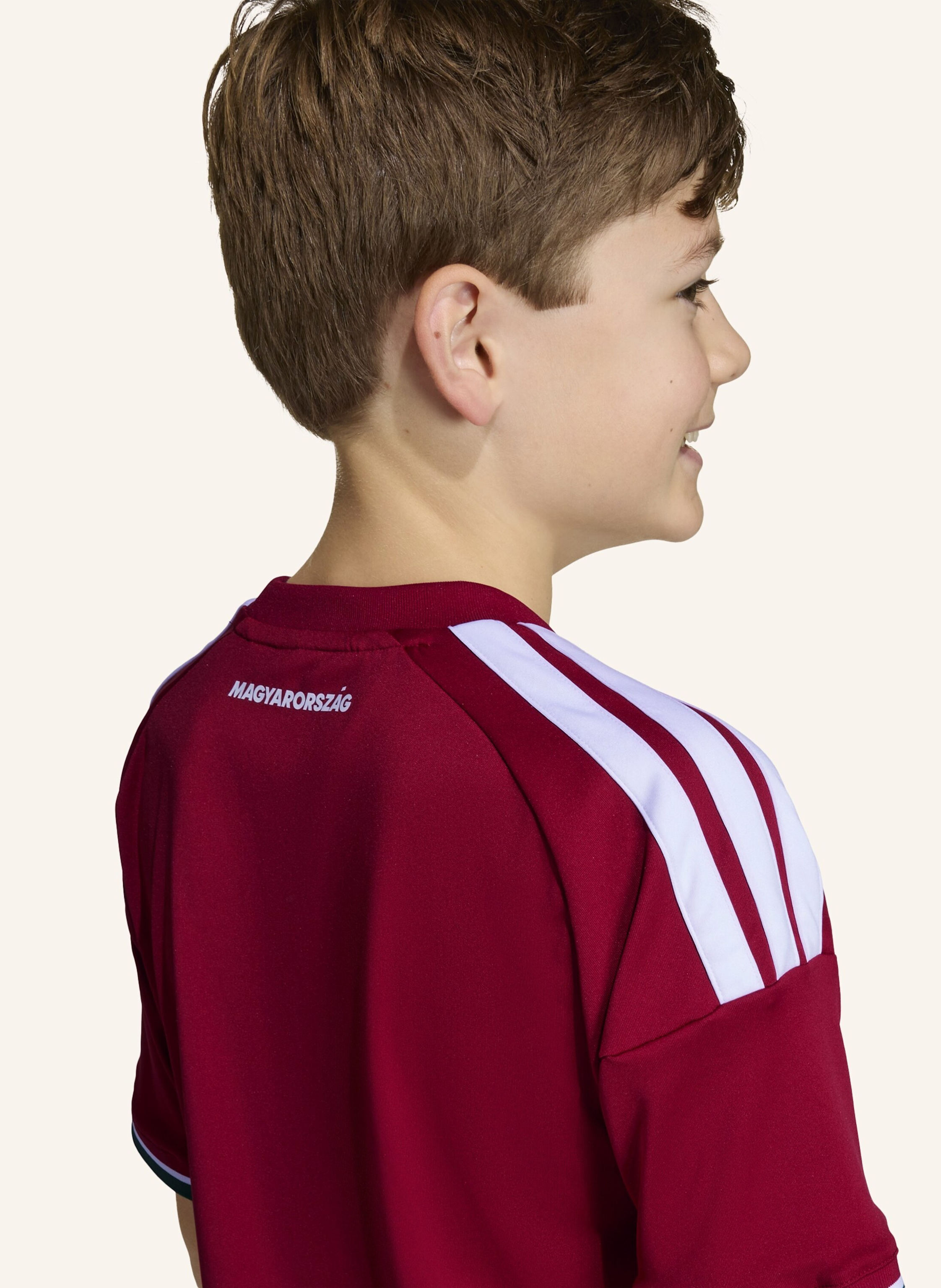 Thumbnail - Adidas Ungarn 26 Kids Heimtrikot rot