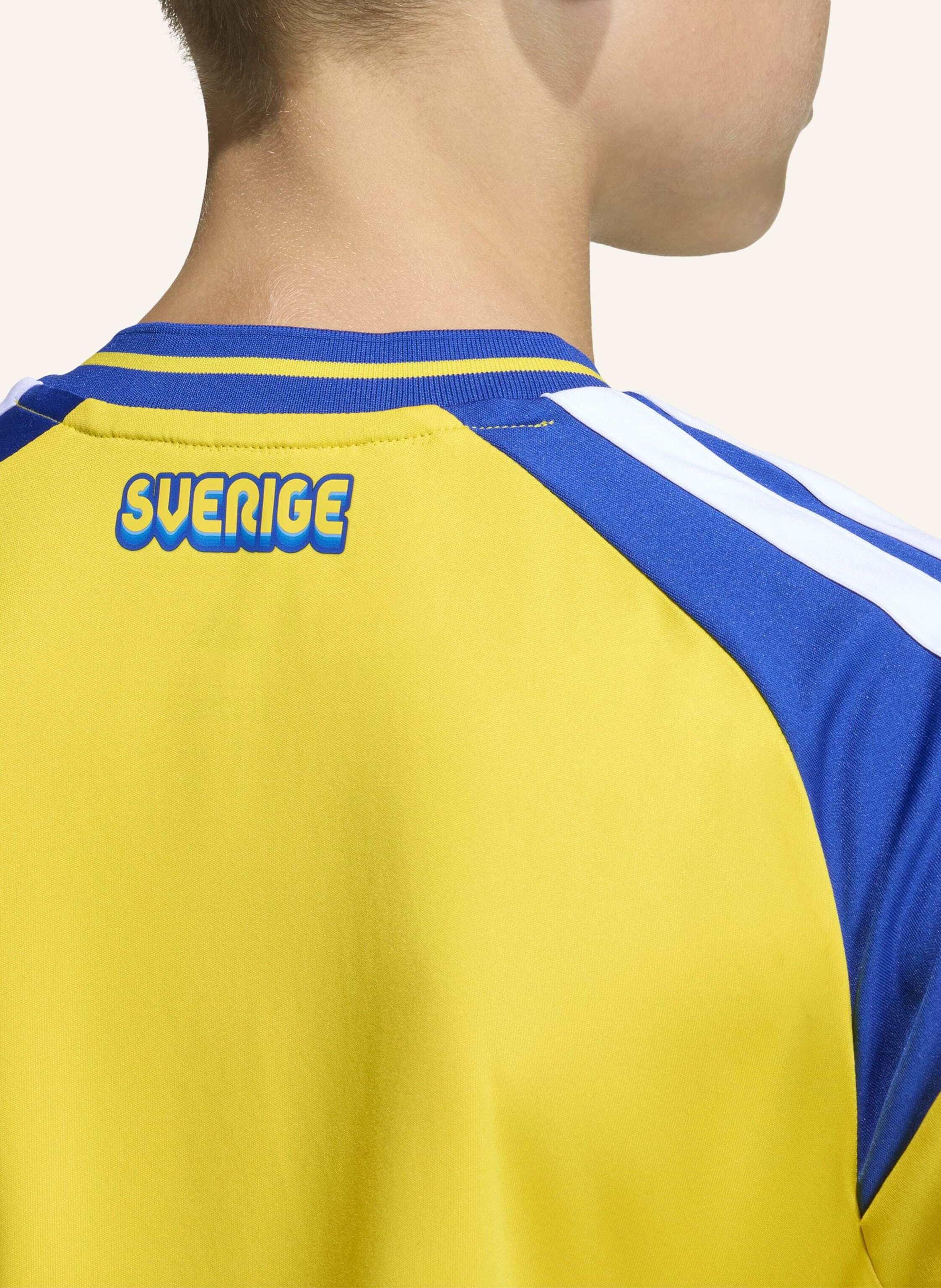 Thumbnail - Adidas Schweden 26 Kids Heimtrikot gelb