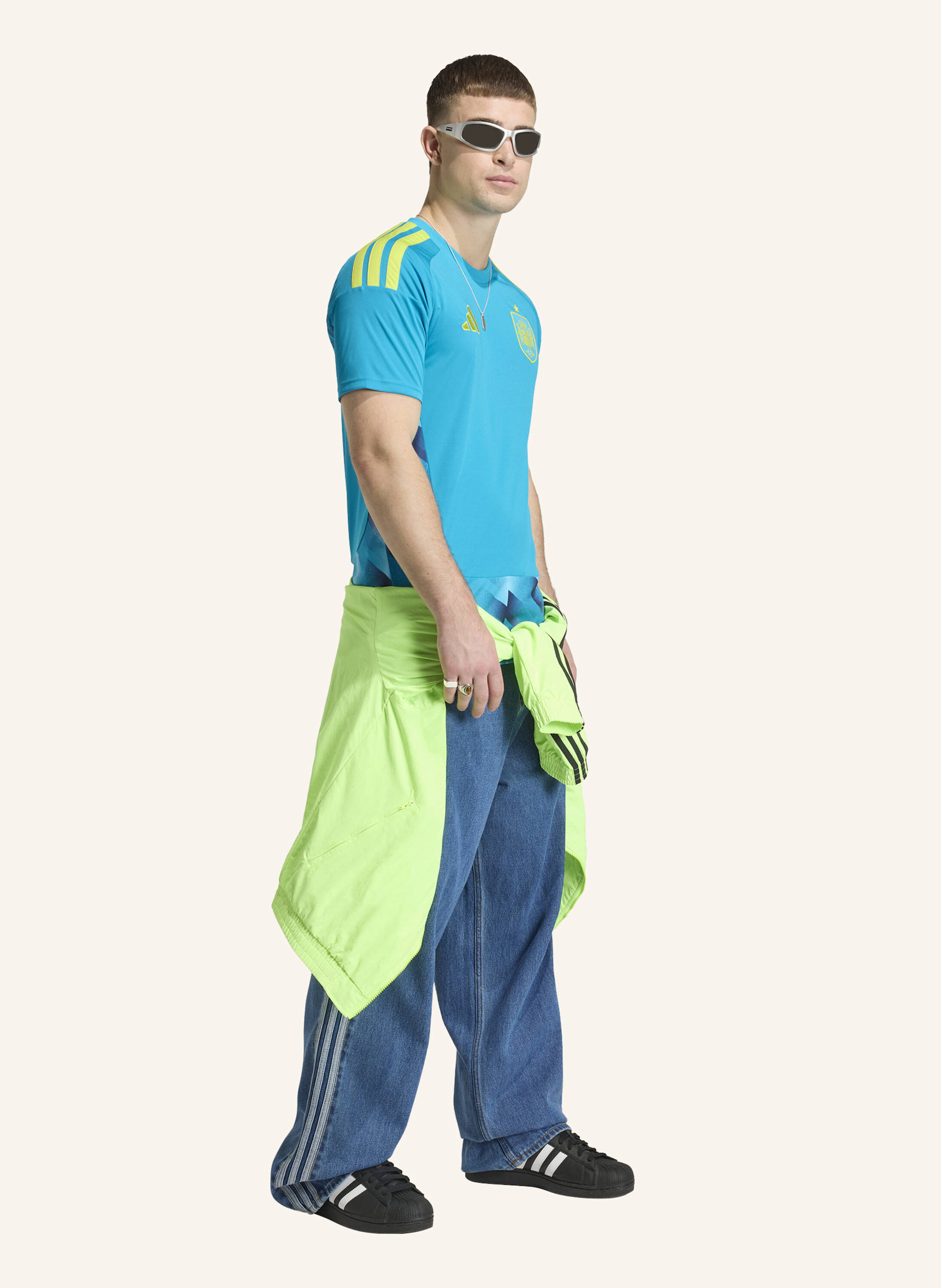 Thumbnail - Adidas Spanien 26 Torwart-Heimtrikot blau