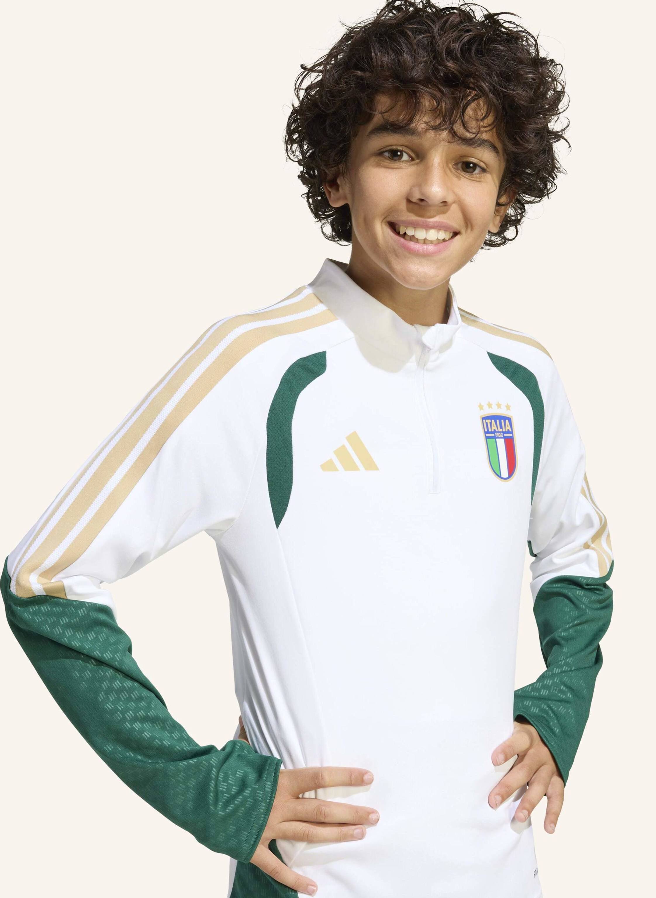 Thumbnail - Adidas Italien 26 Tiro Kids Trainingsoberteil weiss